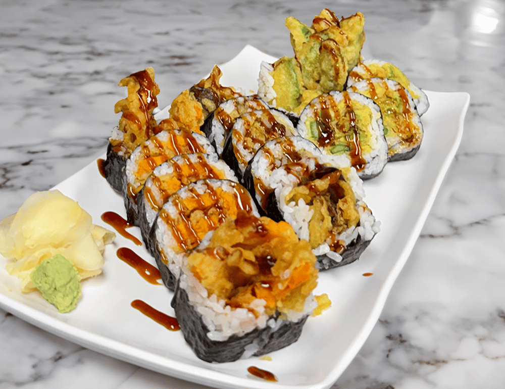 Vegetarian Tempura Roll Combo