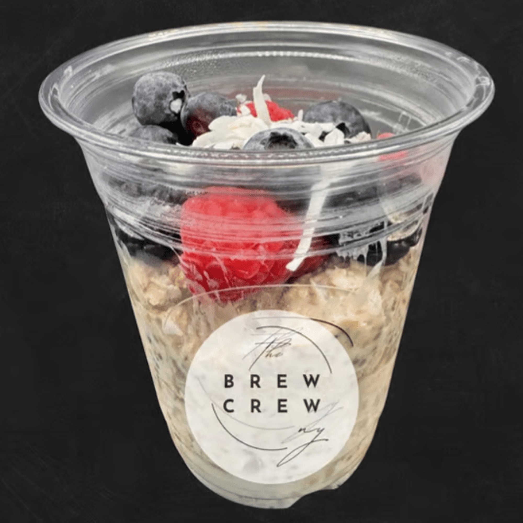 Blueberry Crumble Overnight Oats
