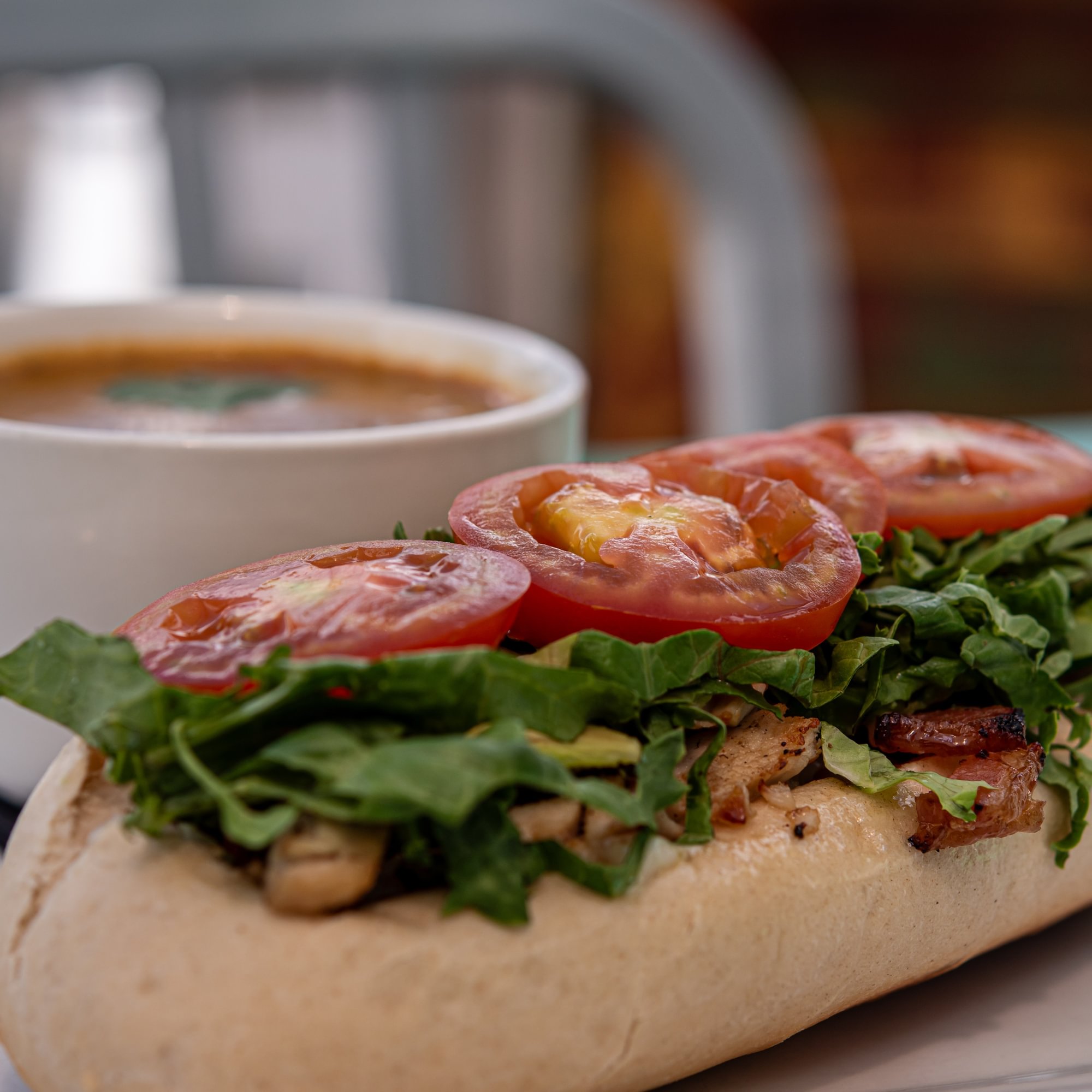 Roasted Turkey B.L.A.T. Sandwich
