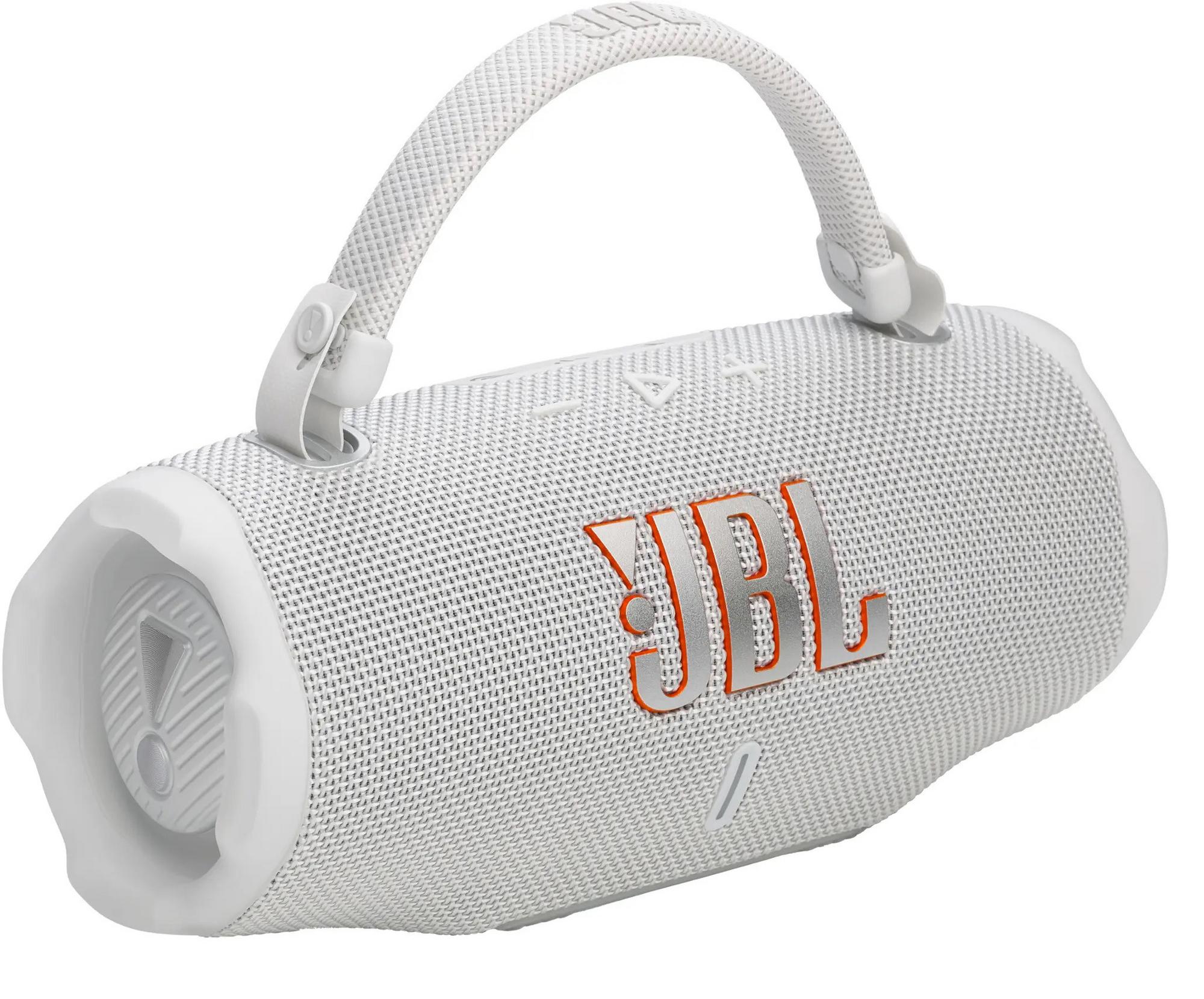 JBL Charge 6 Portable Speaker-White
