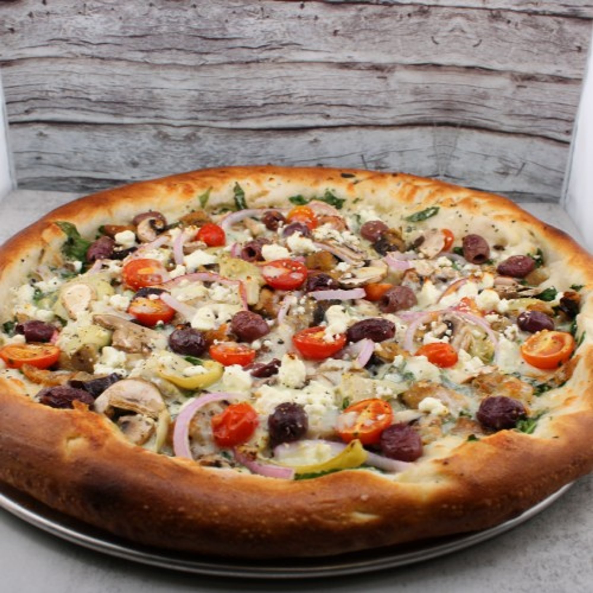 It's Greek to Me Pizza