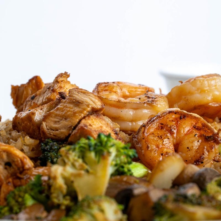 EXPRESS HIBACHI CHICKEN & SHRIMP