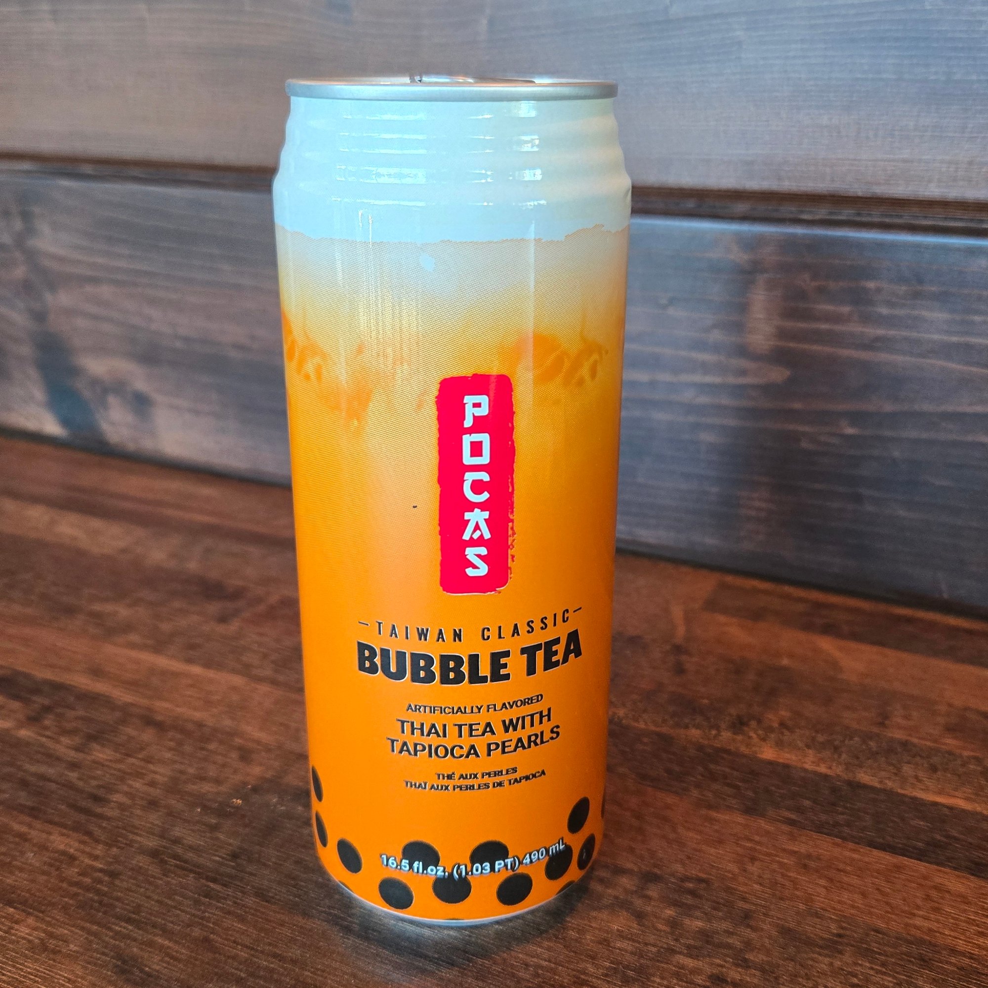 Thai tea with tapioca pearls