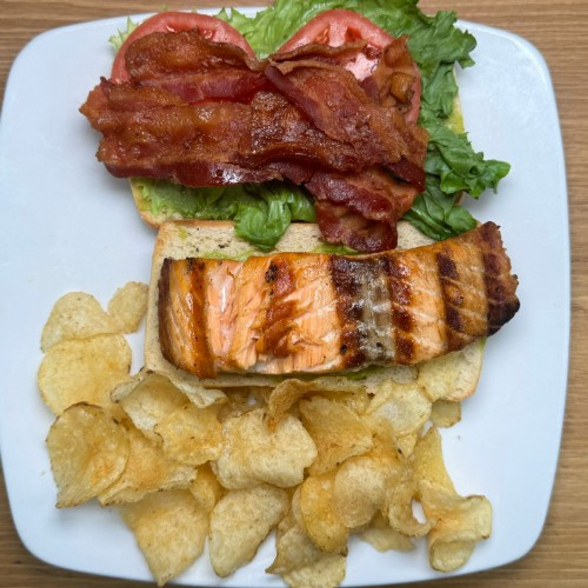 Grilled Salmon B.A.L.T. Sandwich