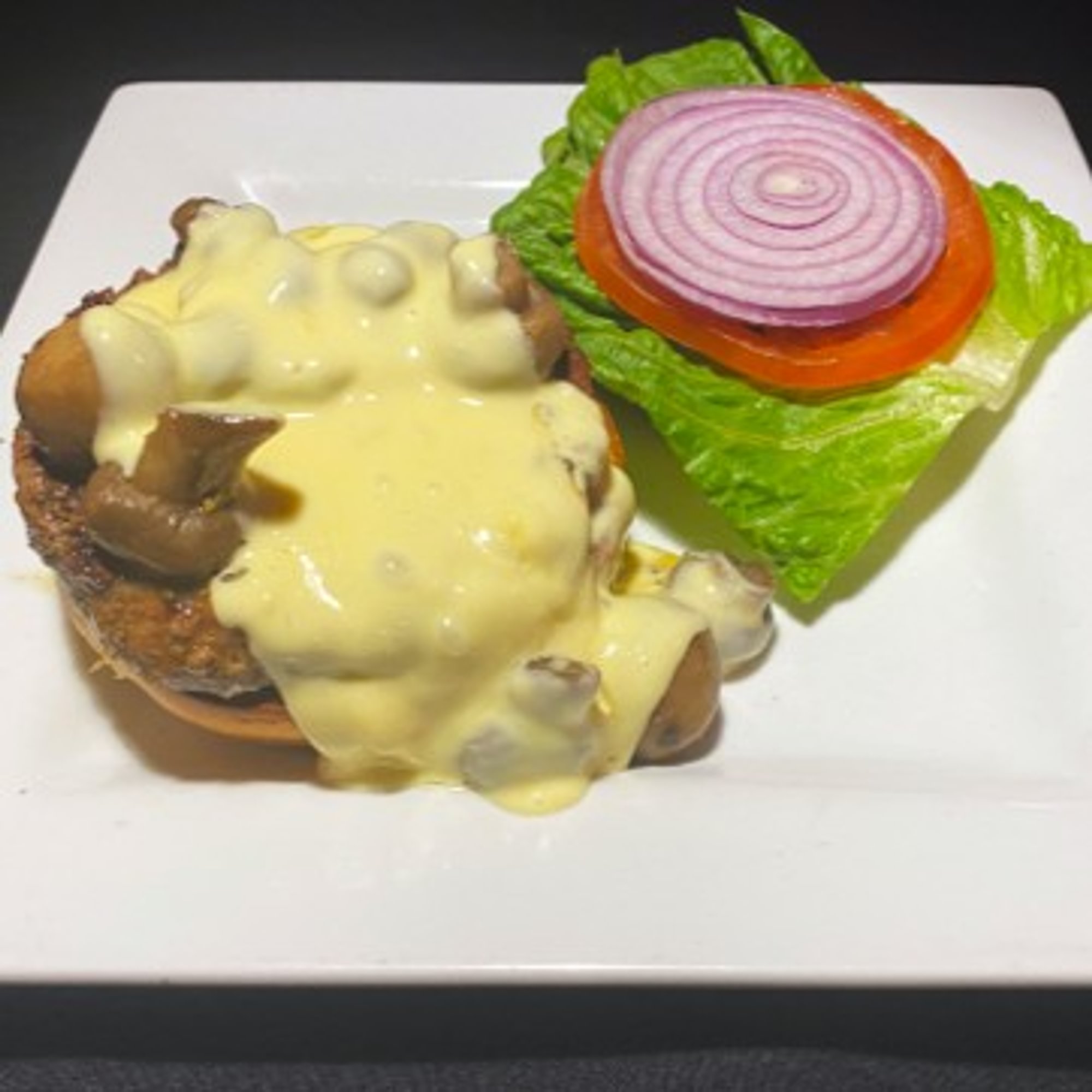 Mushroom Brie Burger