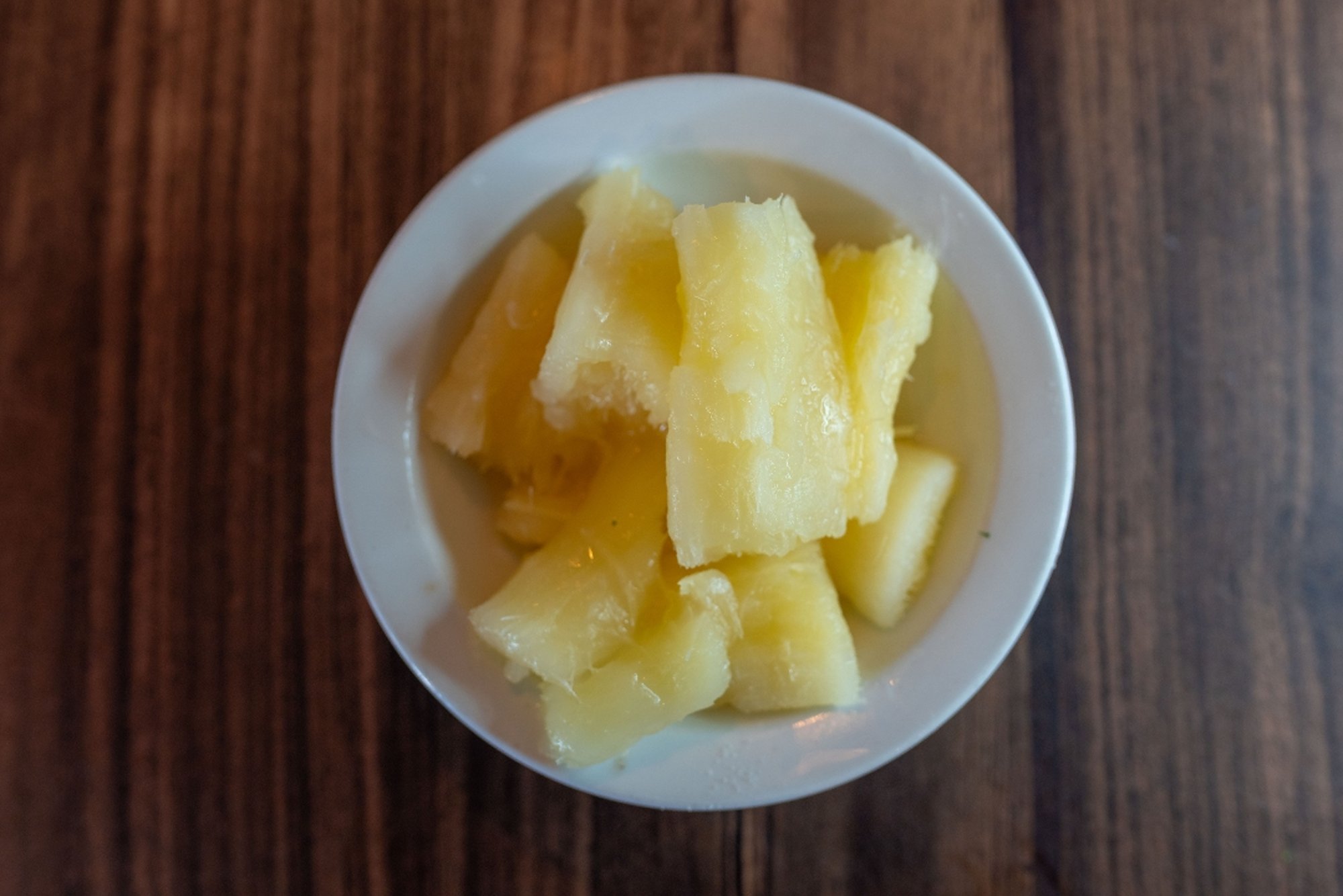 Yuca with Mojo Sauce