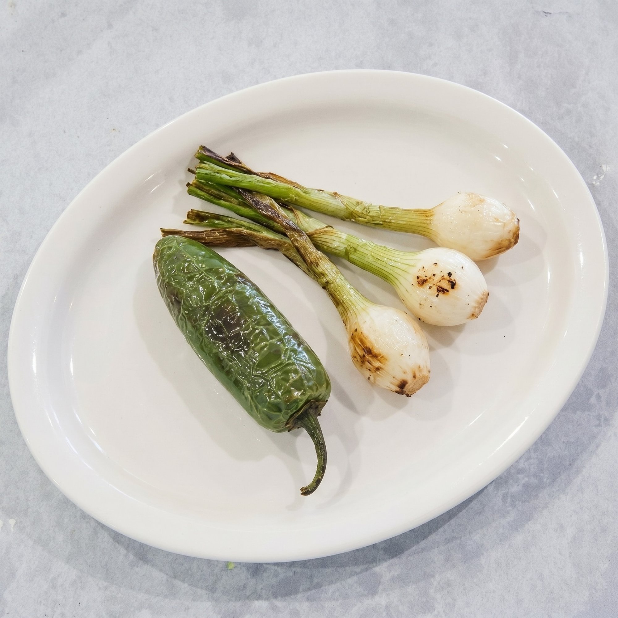 3 Cambray Onion & 1 Jalapeño