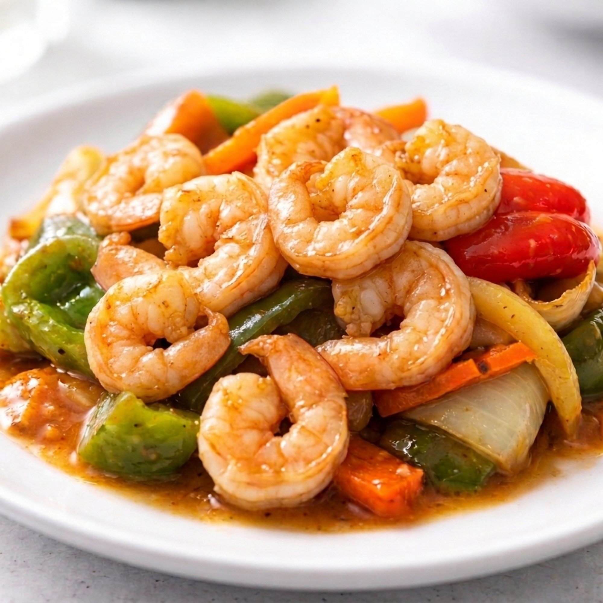 (L) Curry Shrimp