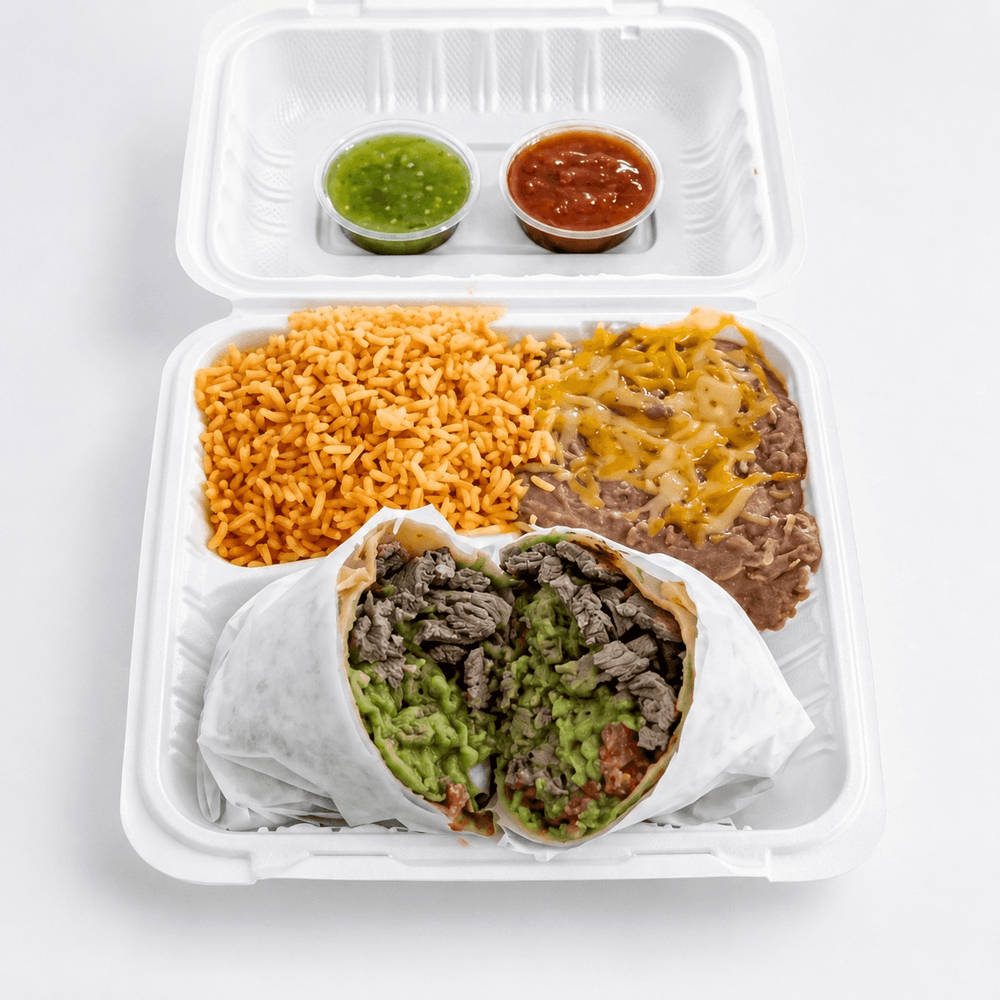 Carne Asada Burrito Combo