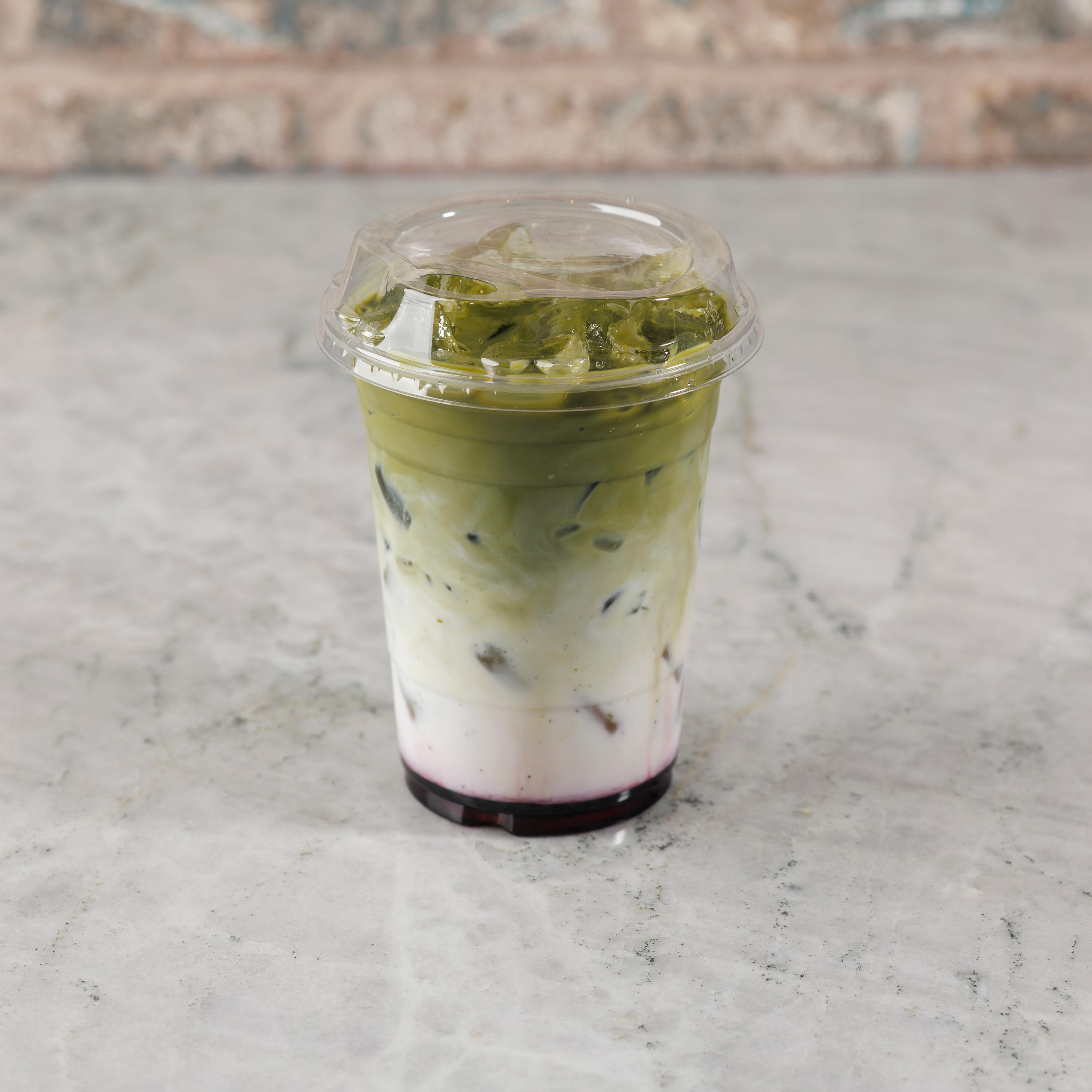Iced Cherry Matcha - Short