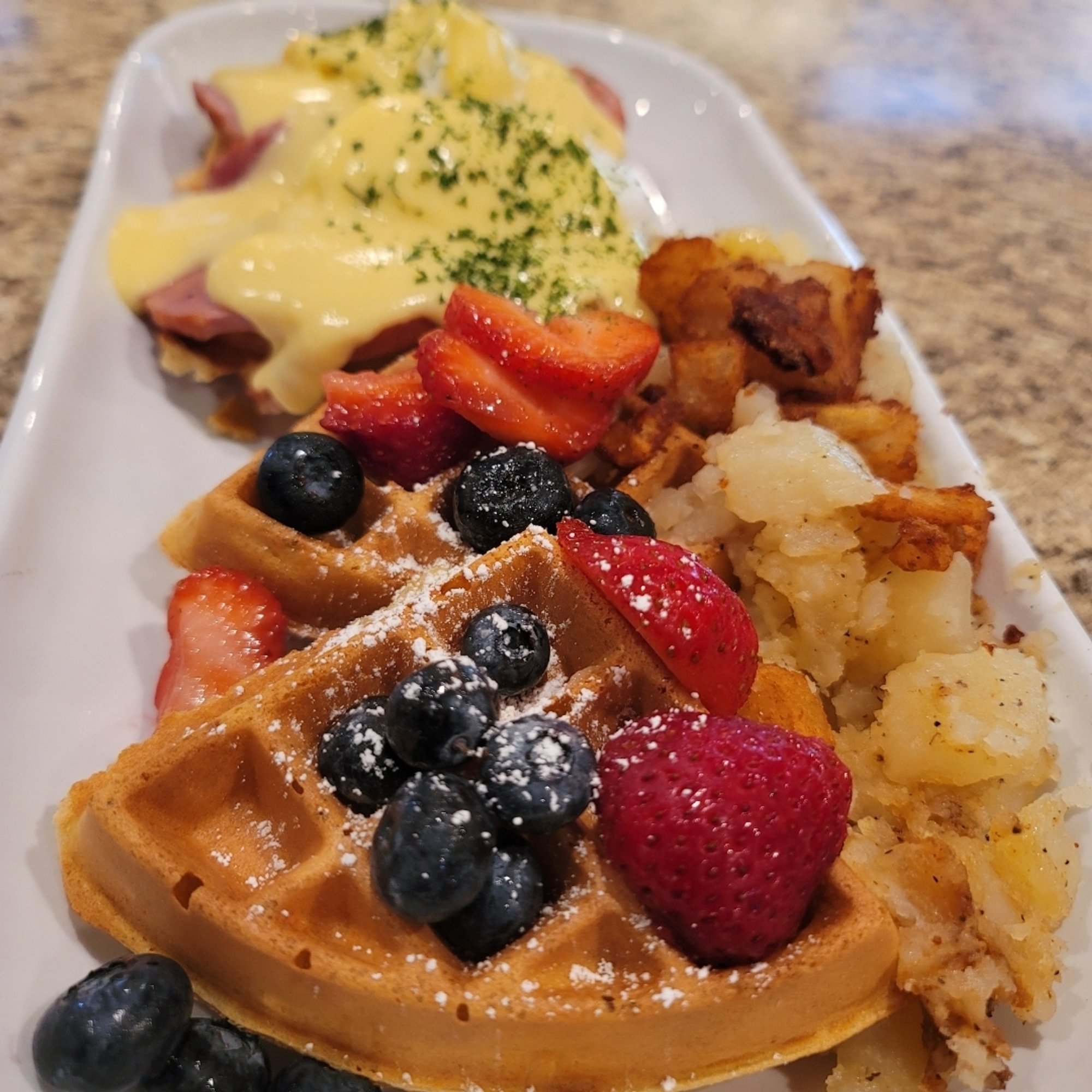 Waffle Benedict