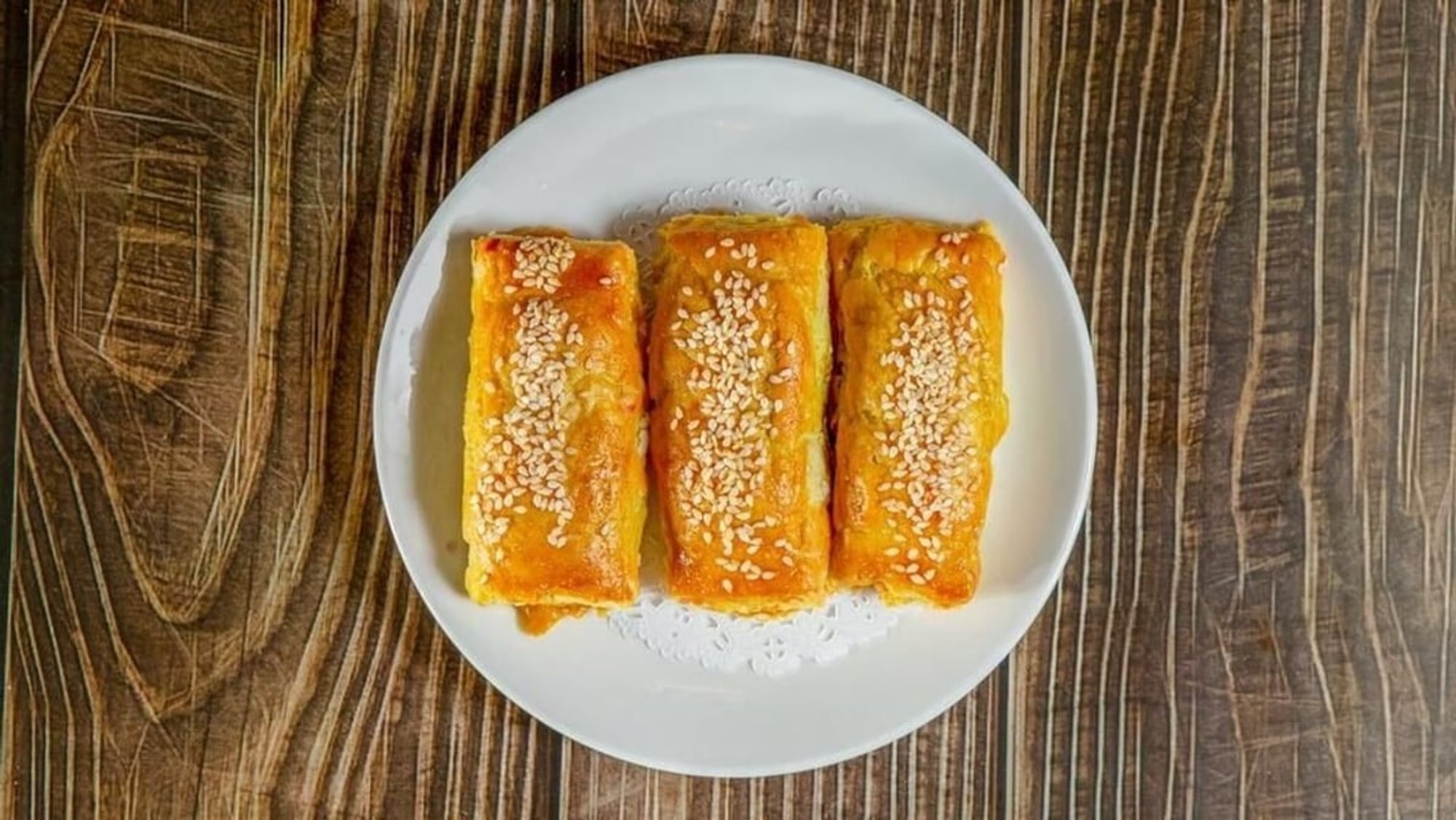 Baked BBQ Croissant / 焗叉燒酥