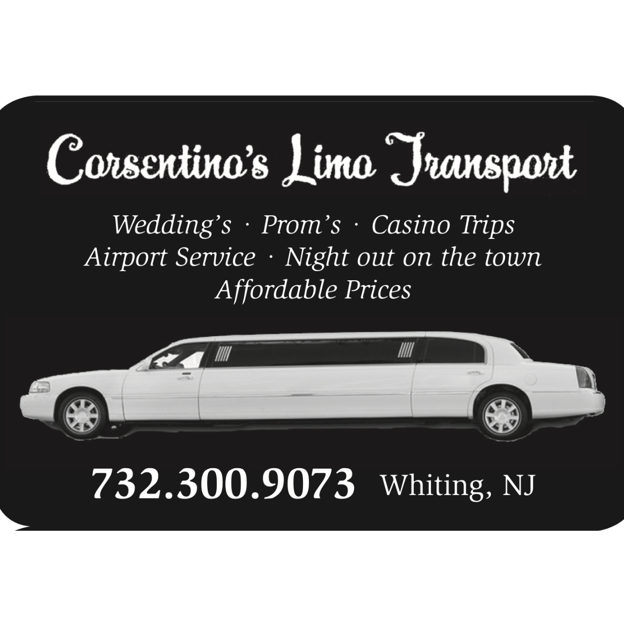 Corsentino Limo Transport Logo