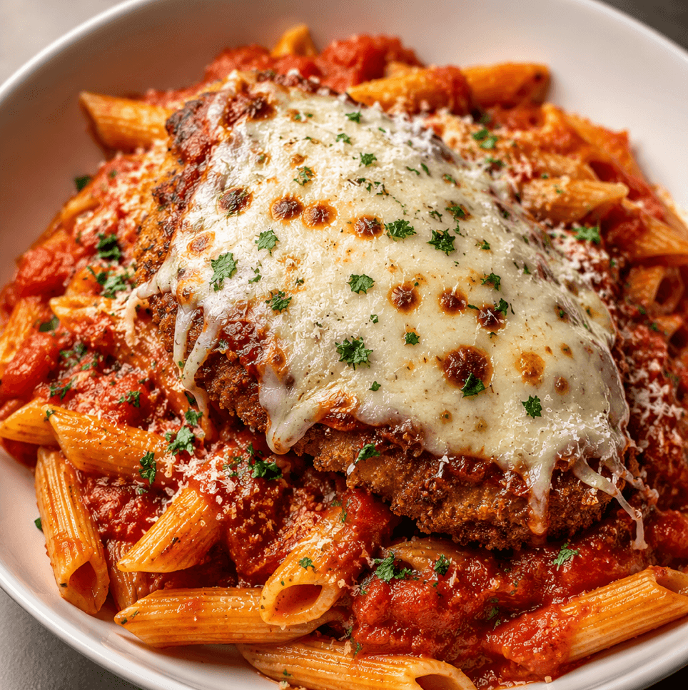 Chicken Parmesan Penne