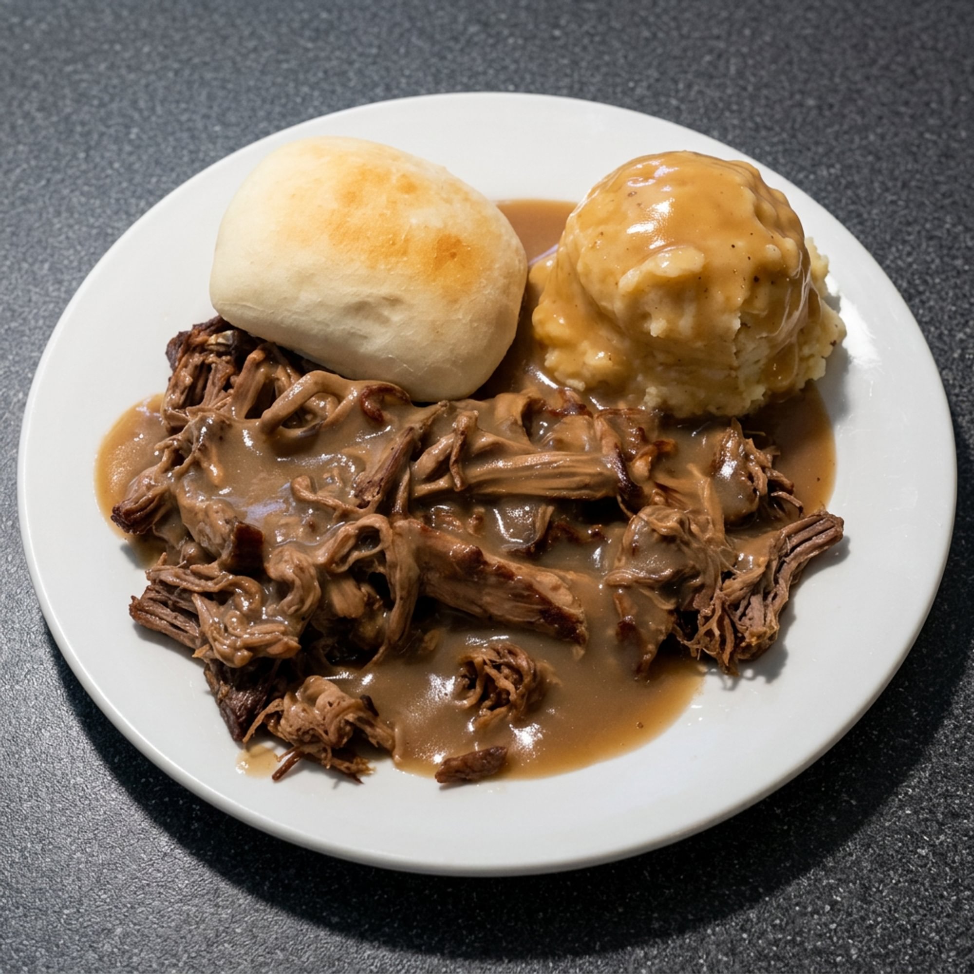 Open Faced Roast Beef