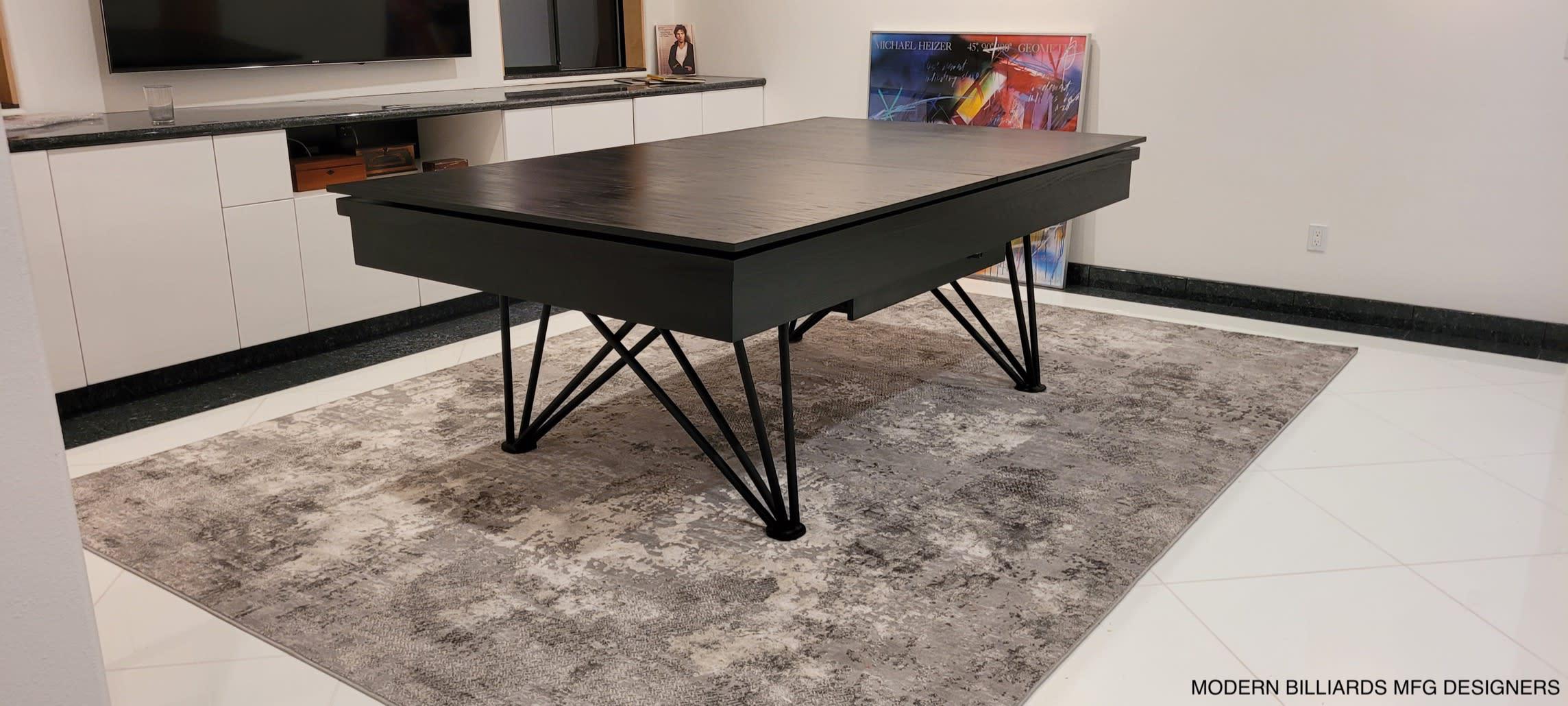 Modern Pool Table Ash black