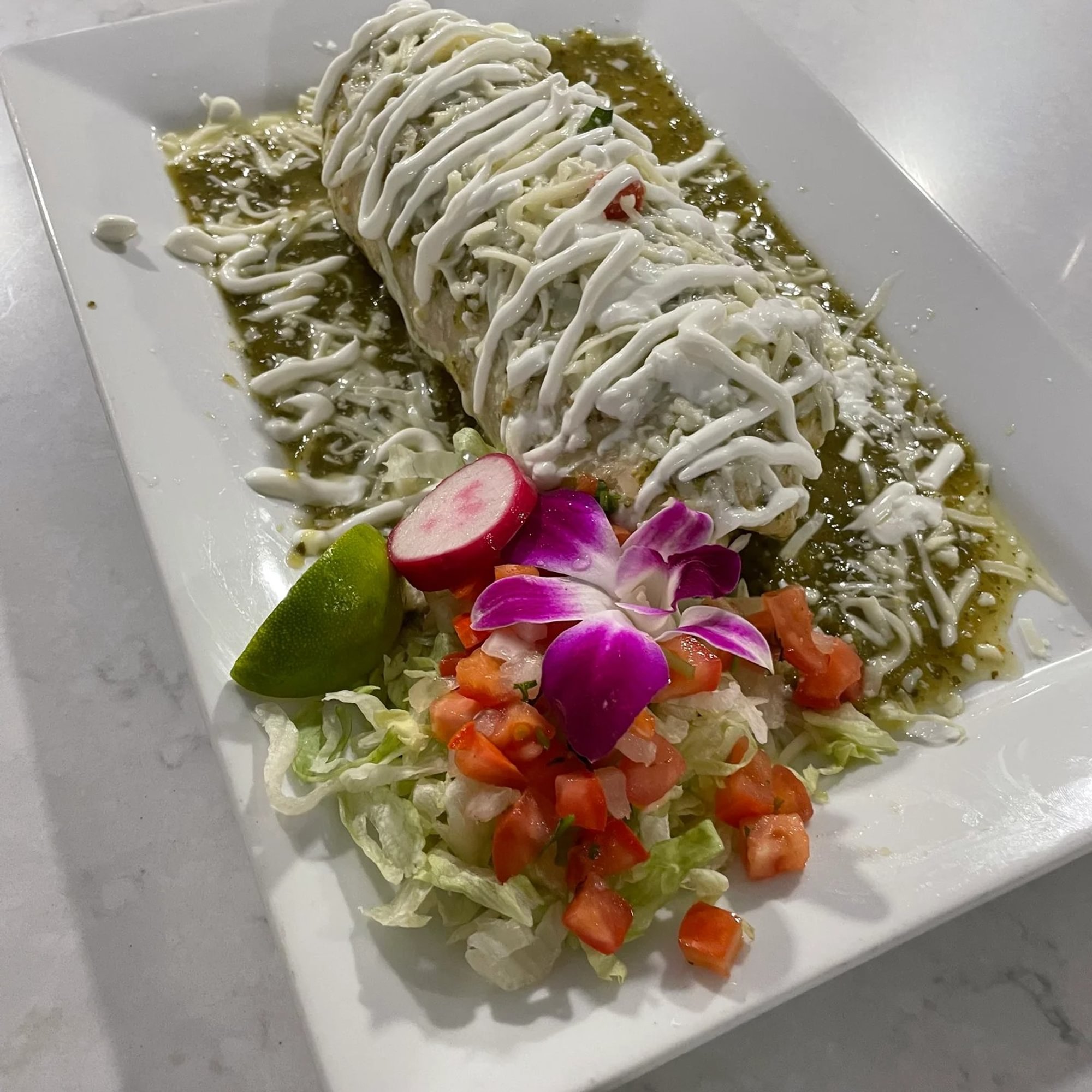 Chile Verde Burrito