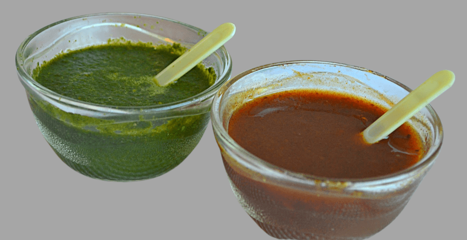Mint & Tamarind Chutneys