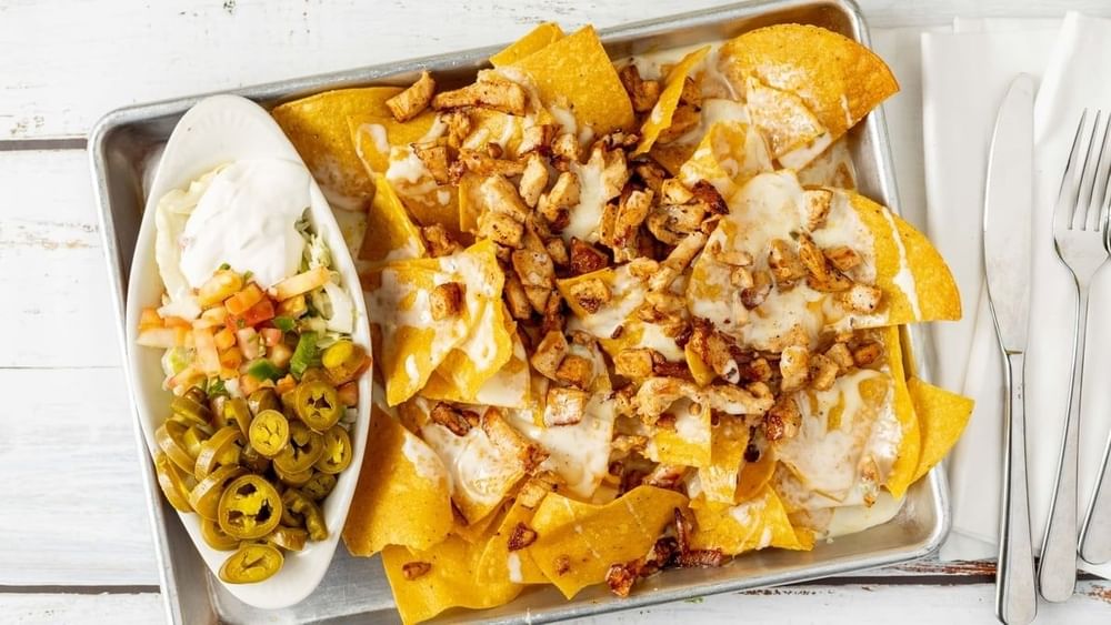 Shredded Chicken Nachos