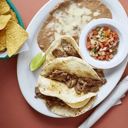 Tacos Al Carbon (Flour Tortilla)