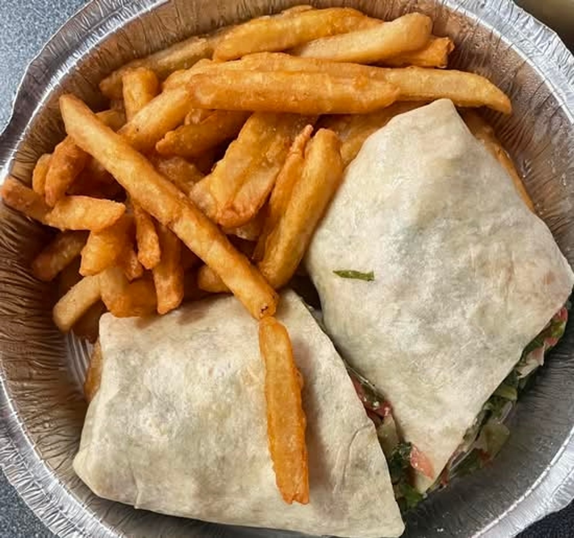 Greek Chicken Wrap