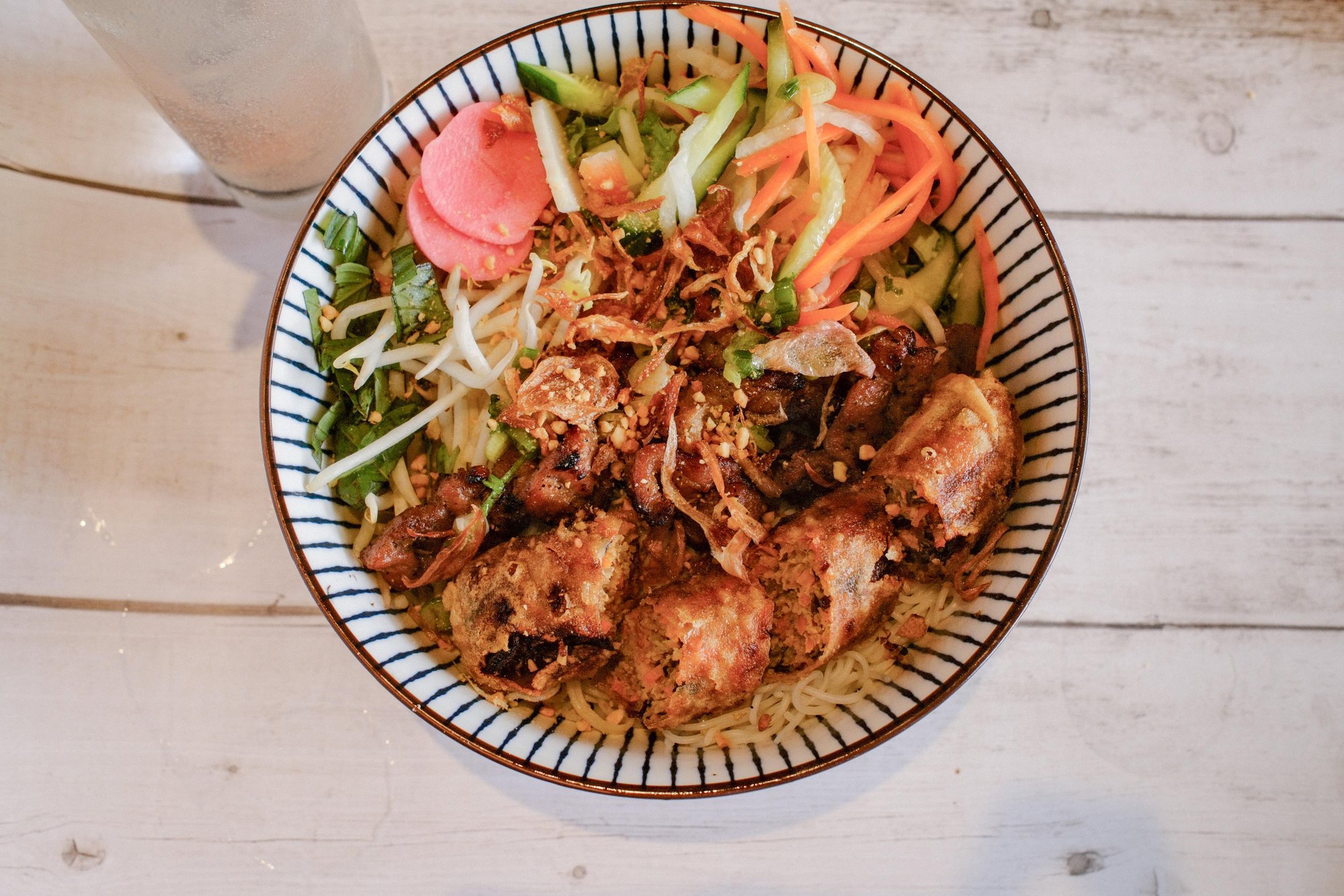 Classic Vermicelli Bowl (Bun Thit Nuong, Cha Gio)