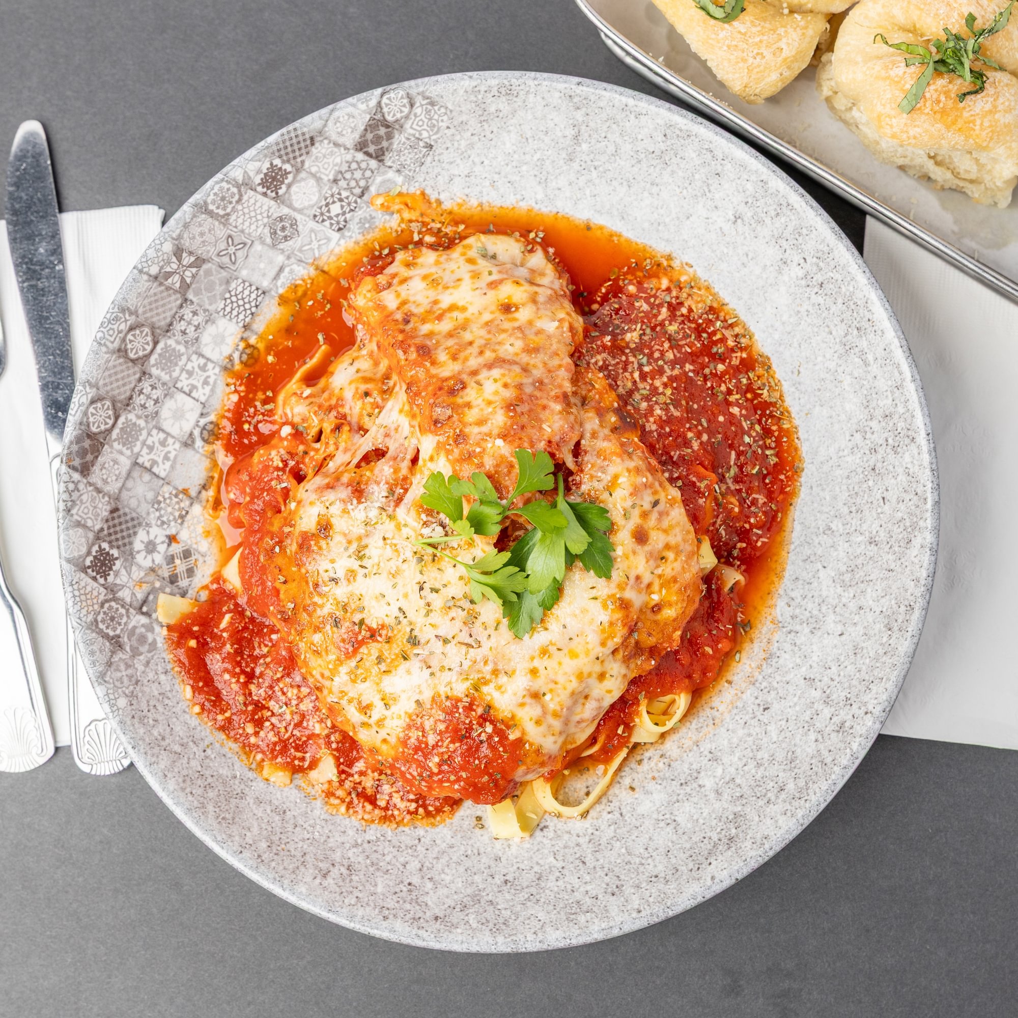 Chicken Cutlet Parmigiana