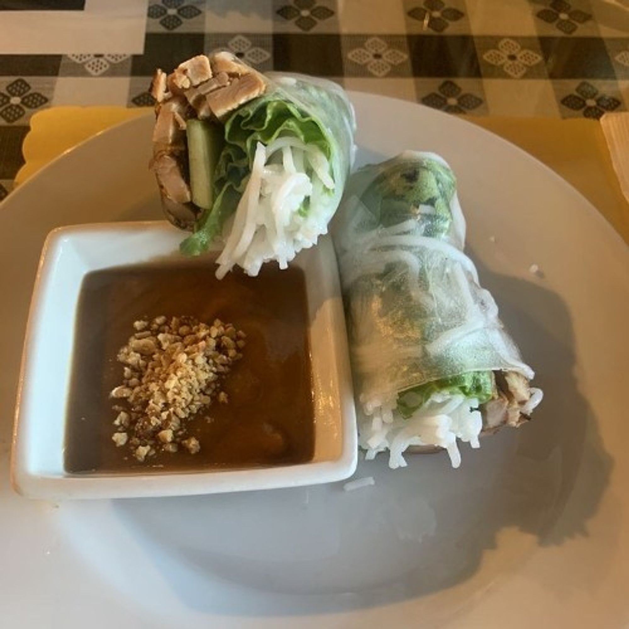 Grilled Chicken Fresh Rolls