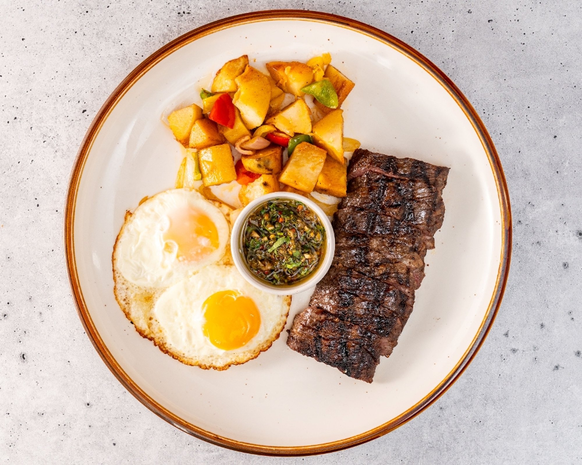 Arrachera Con Huevos