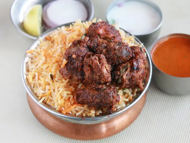 Natukodi Fry Biryani (Chicken)