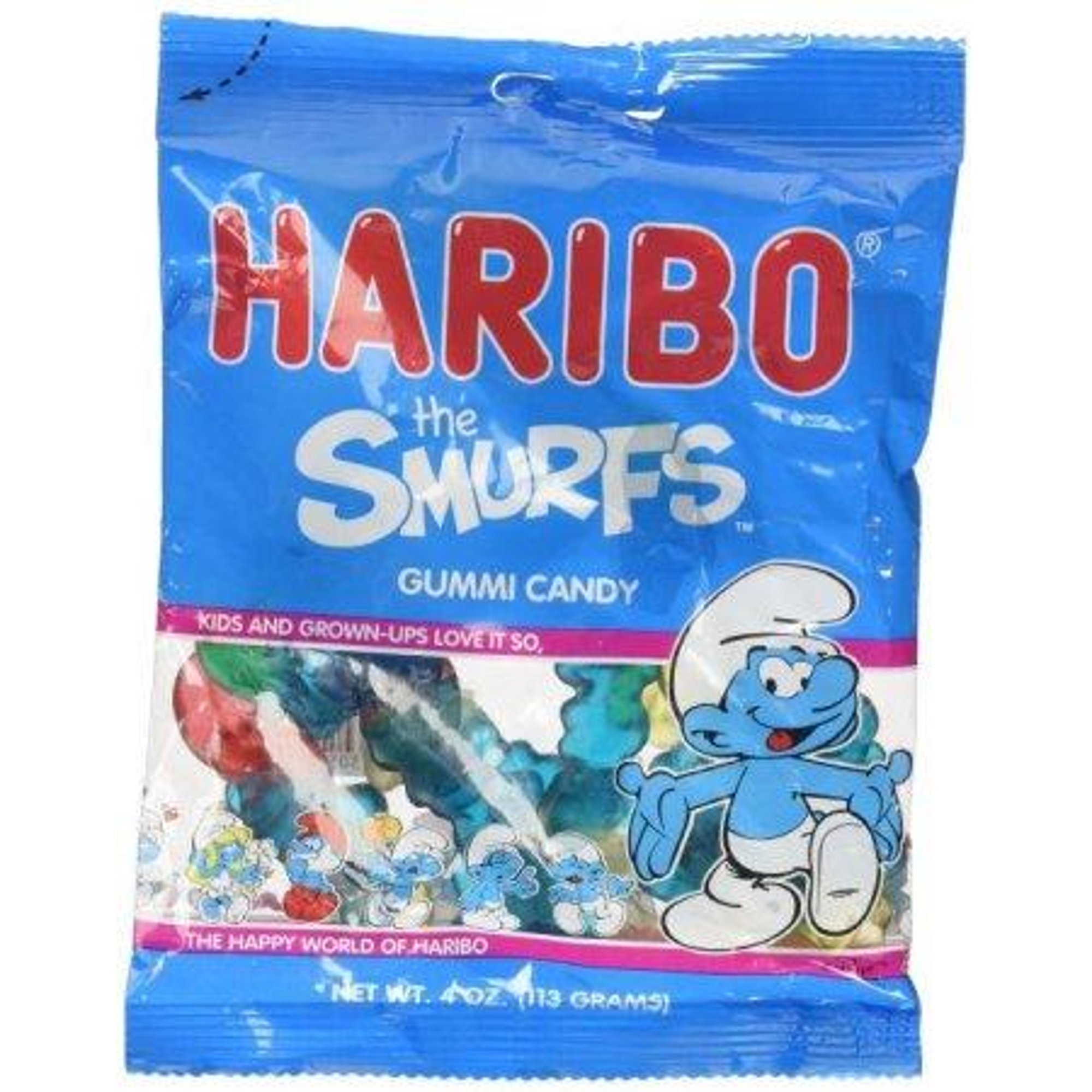Haribo the Smurfs Gummi Candies 4 Oz.