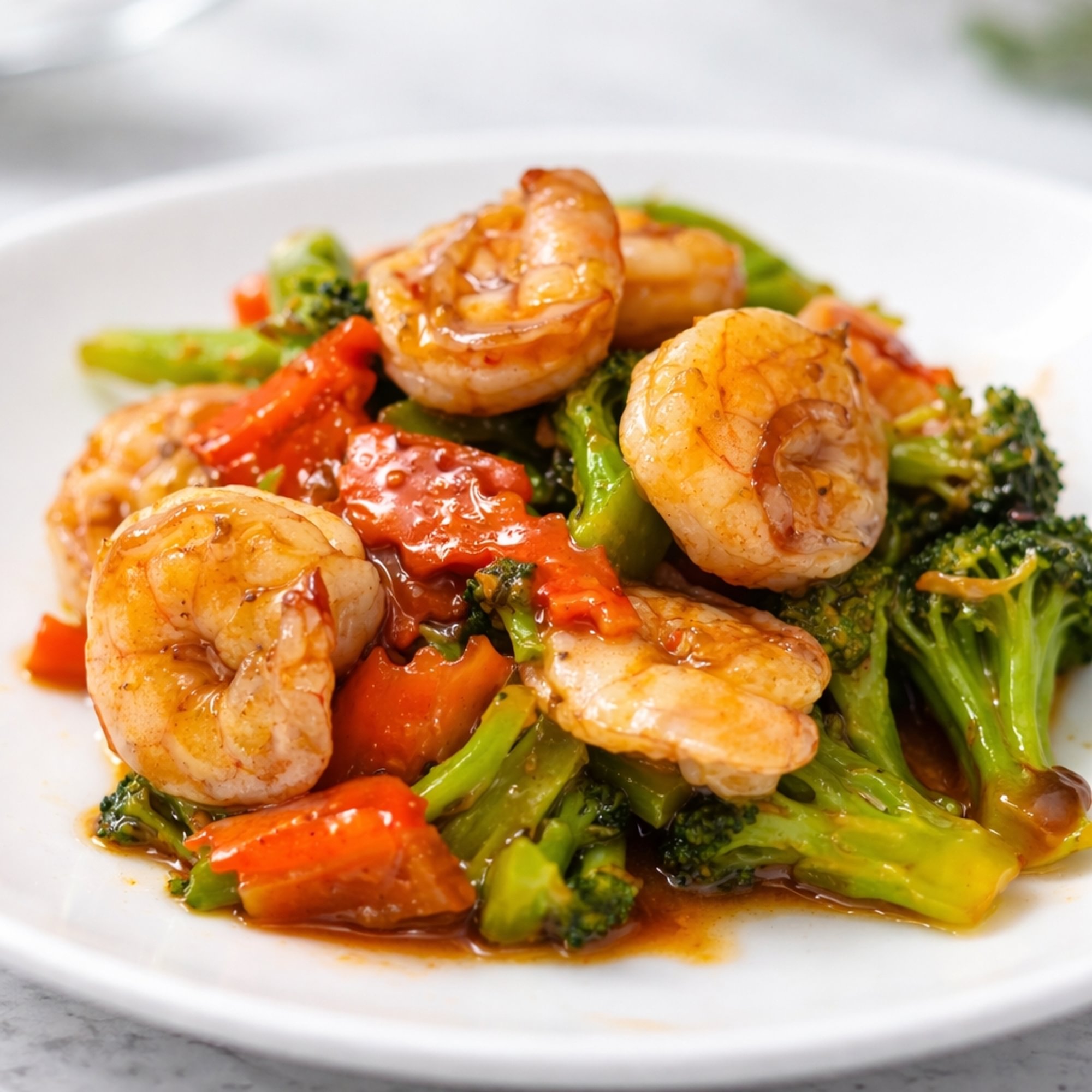 Shrimp with Broccoli
