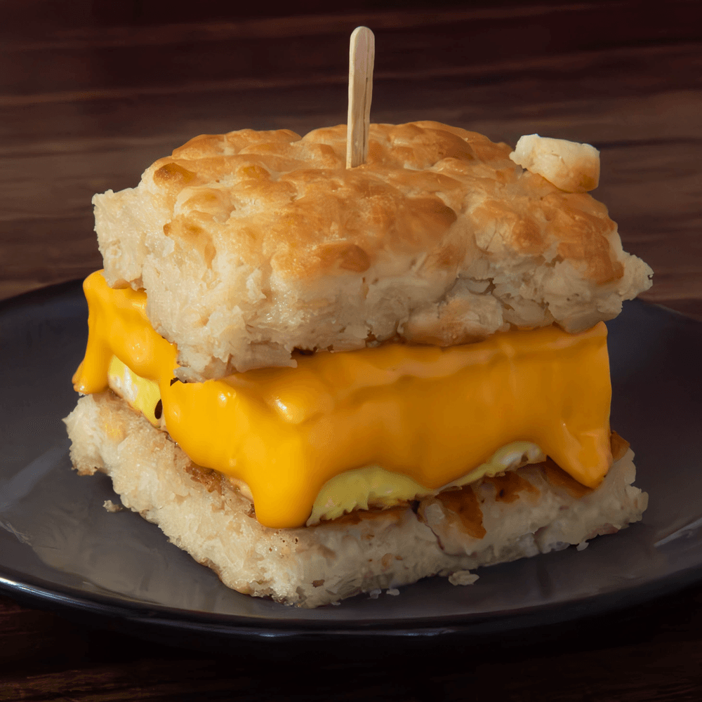Butter Baked Biscuit Sandwich with Egg and Cheese