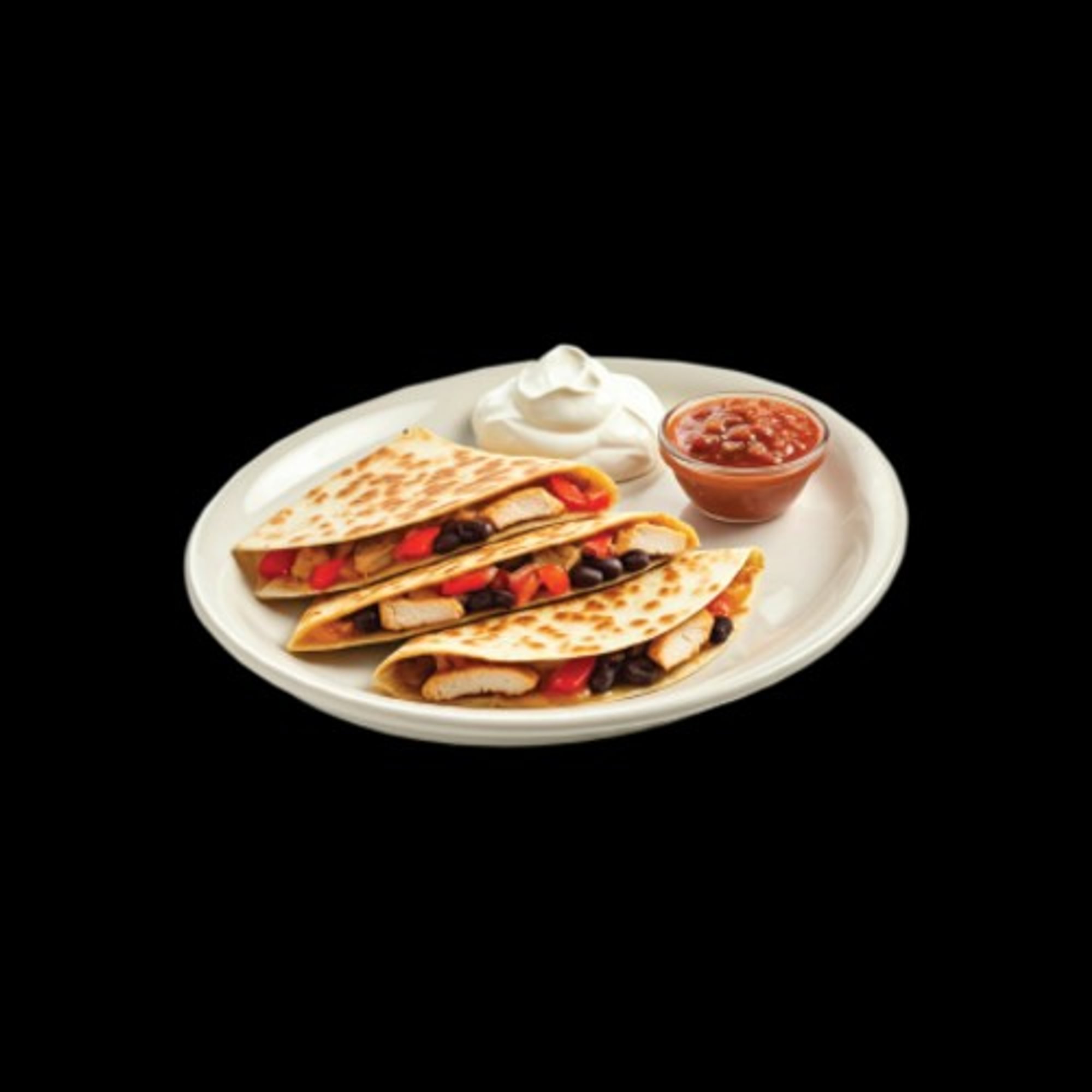Chicken Quesadilla Late Night