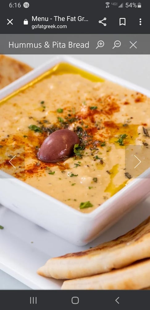 Hummus With Pita