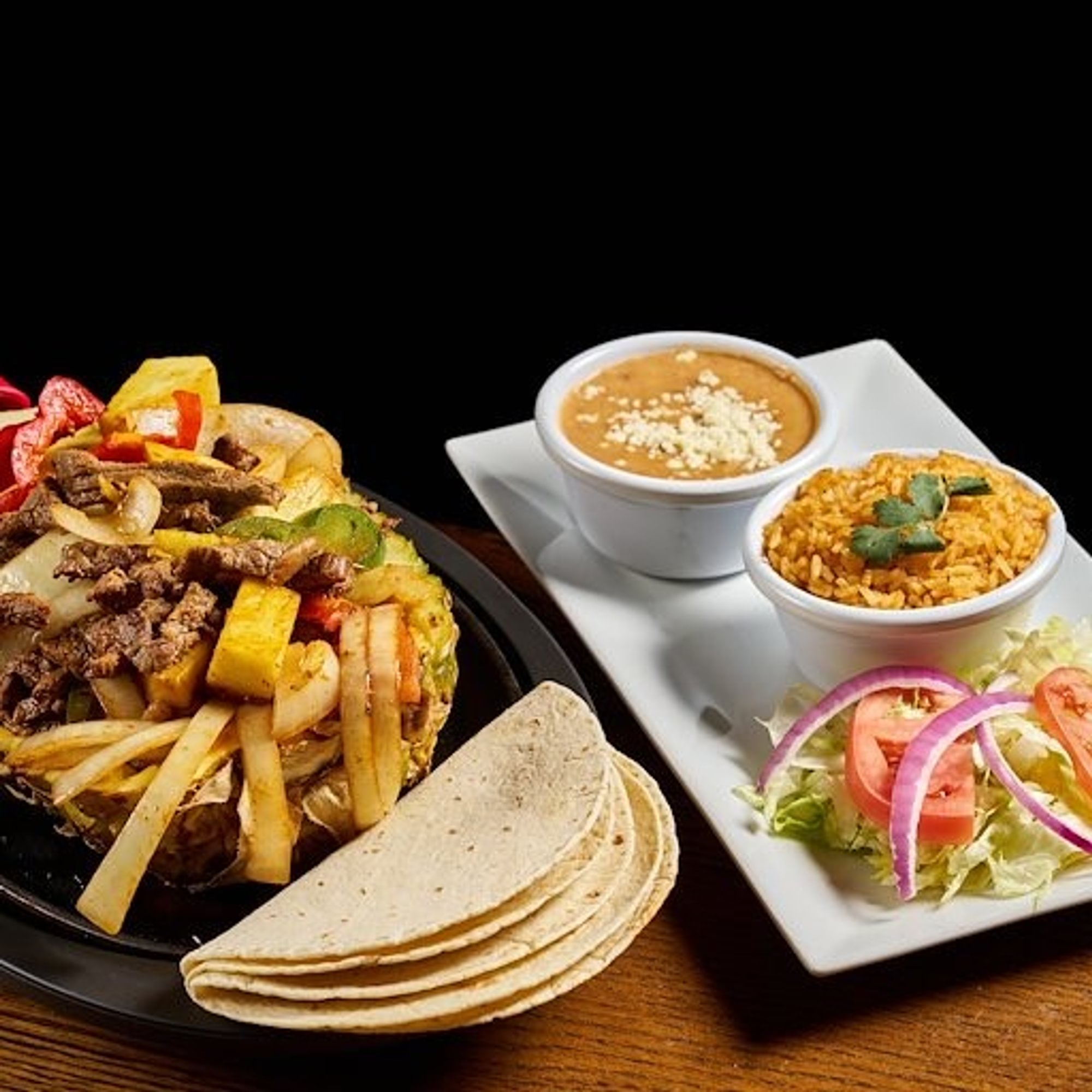 Hawaiian Flank Steak Fajitas