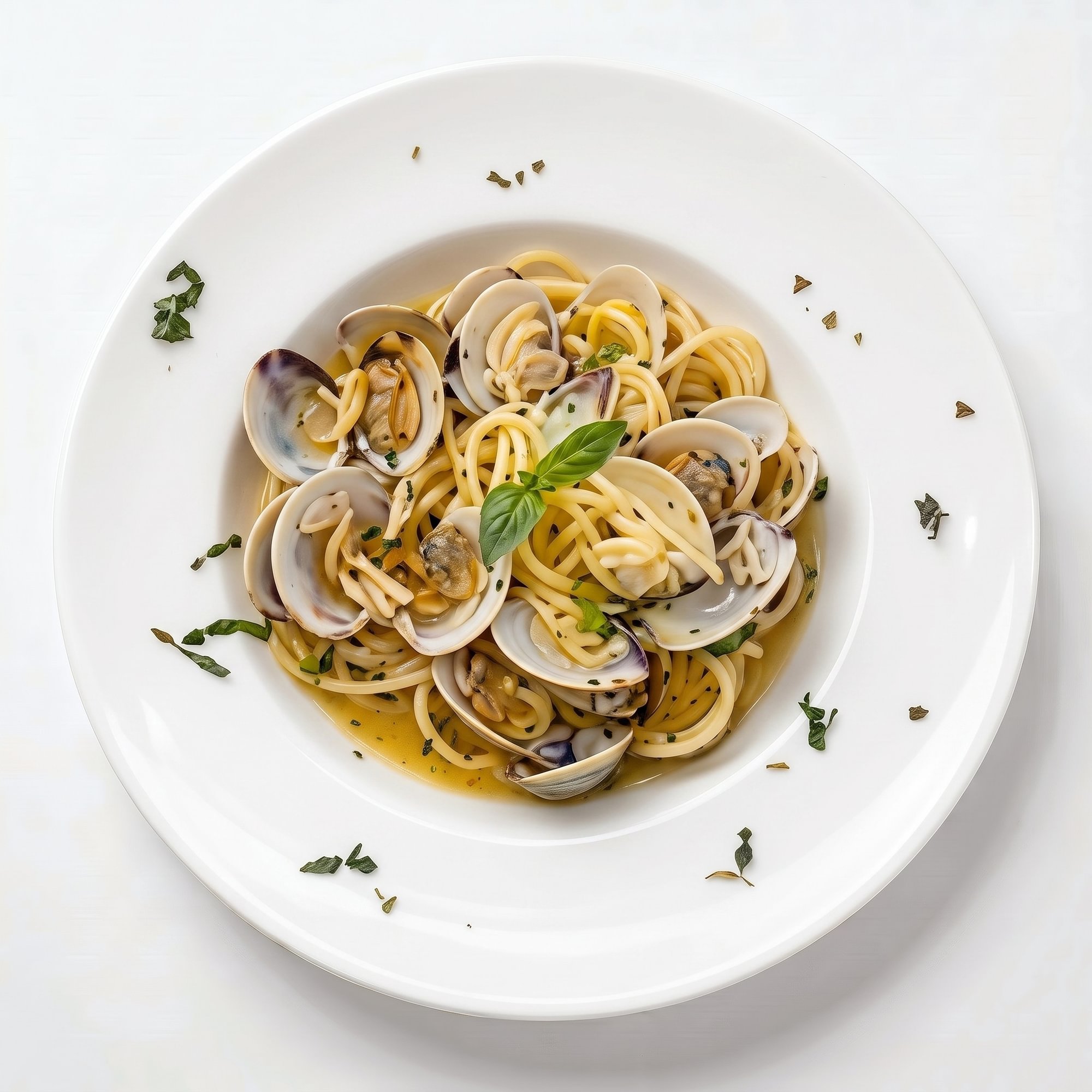 Linguini with Clam Sauce Lunch