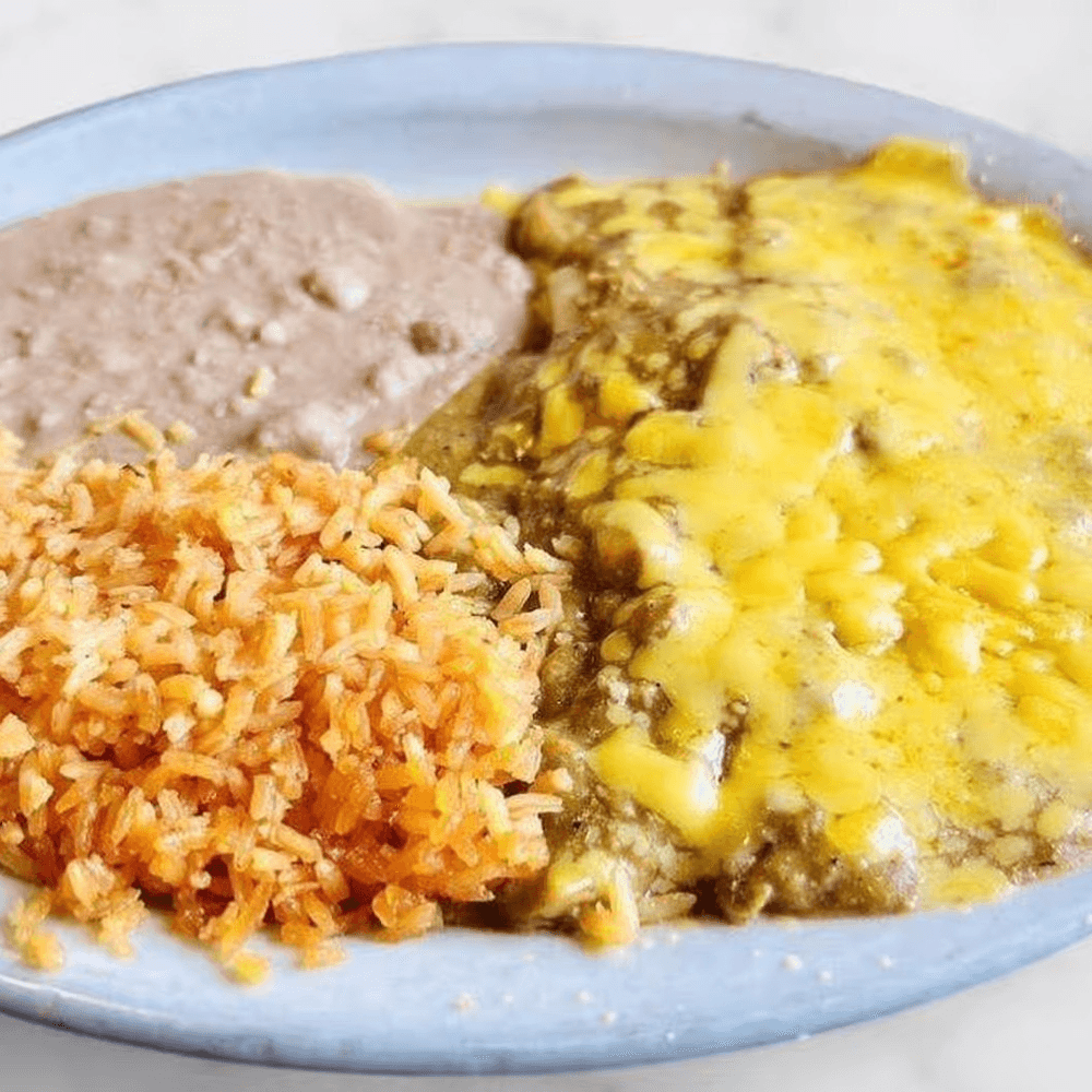 Beef Enchilada Plate