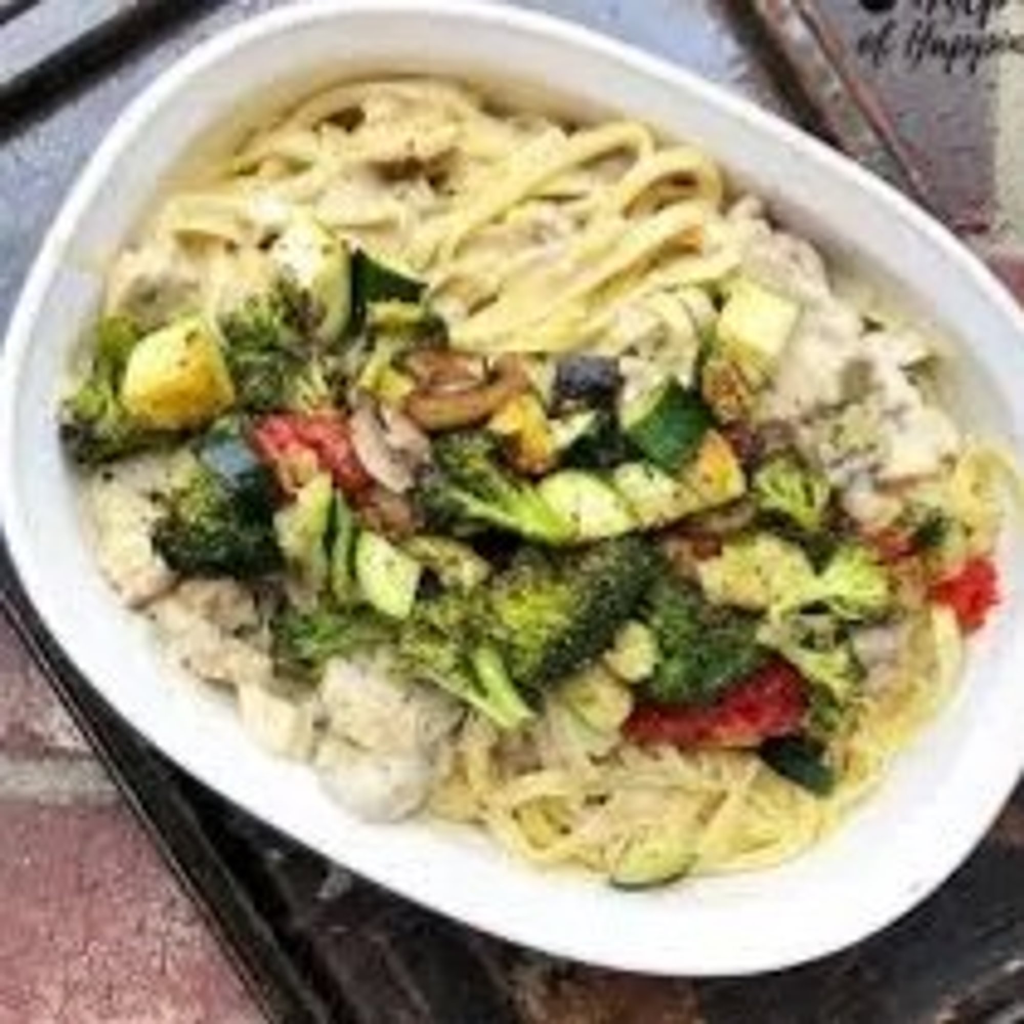 Fettuccine Alfredo Veggie