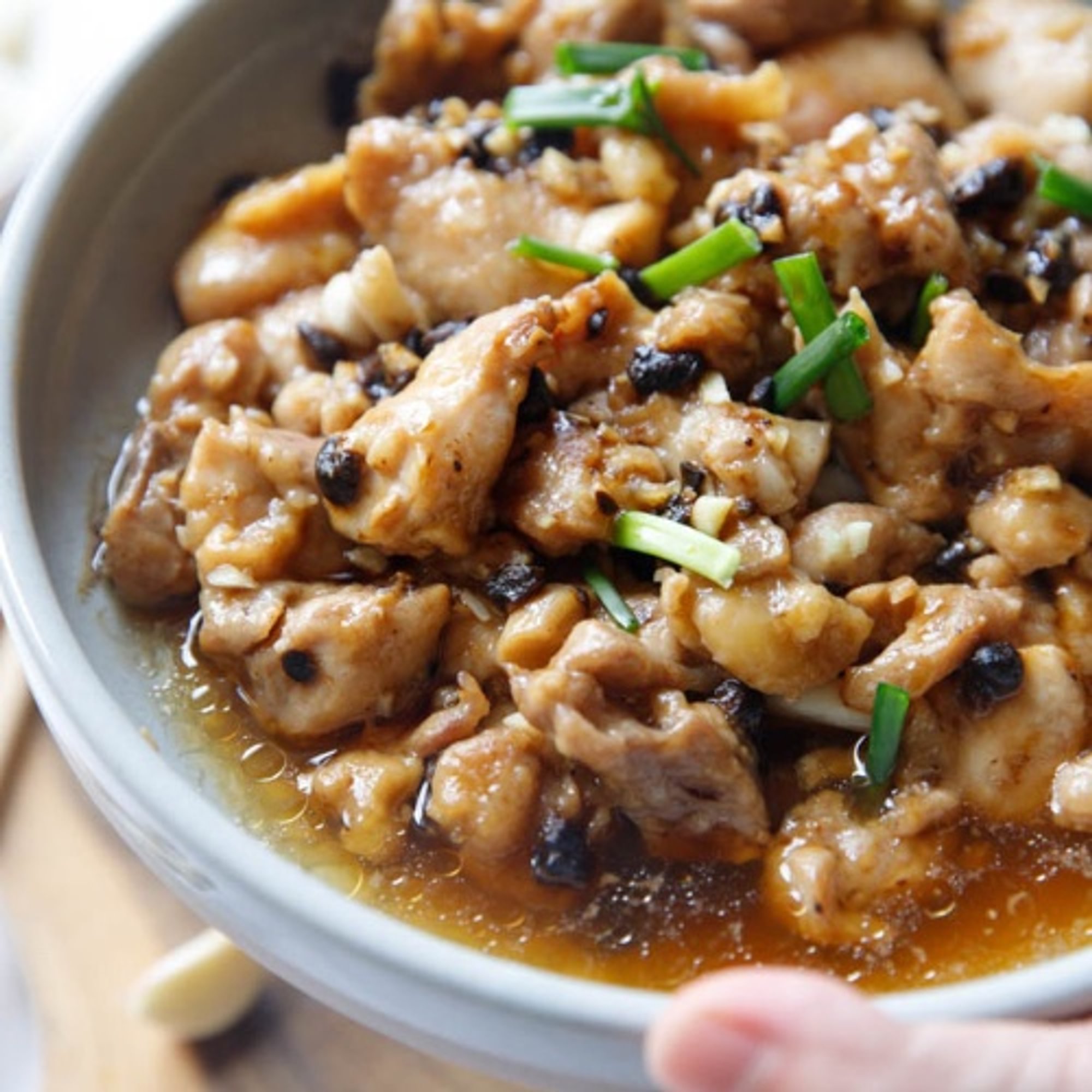 144. Chicken in Black Bean & Garlic Sauce