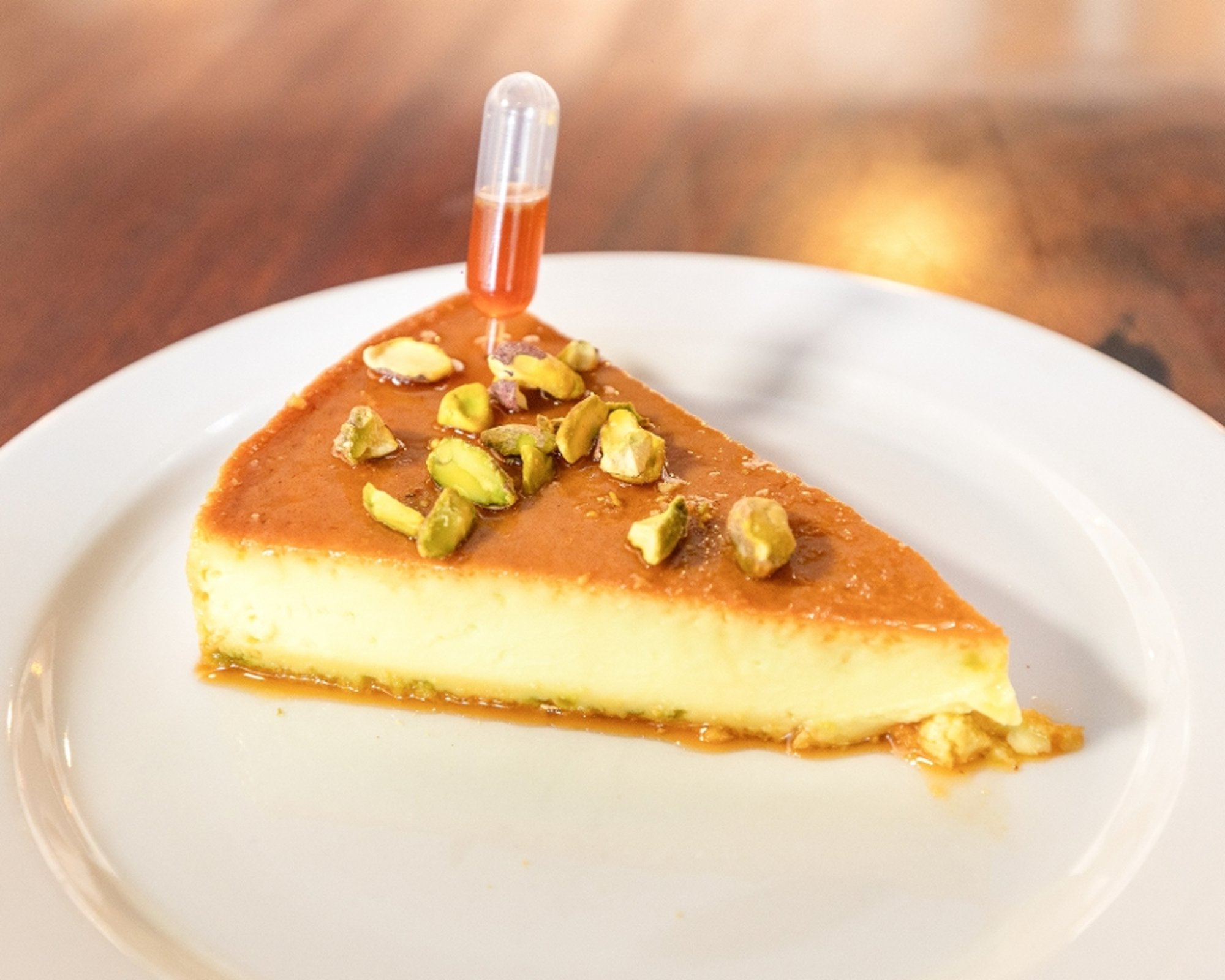 Pistacchio Flan