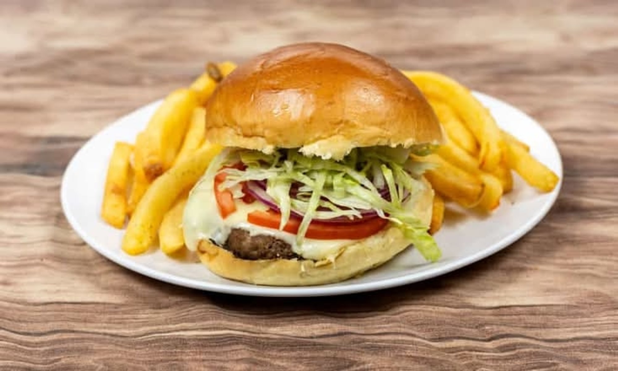 Turkey Cheeseburger Platter