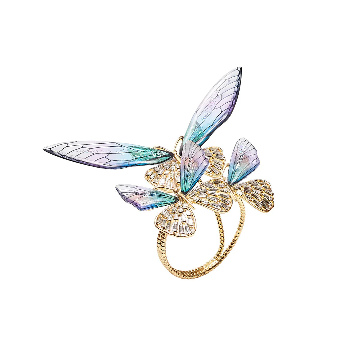 Kim Seybert Flutter Napkin Ring - Set of 4