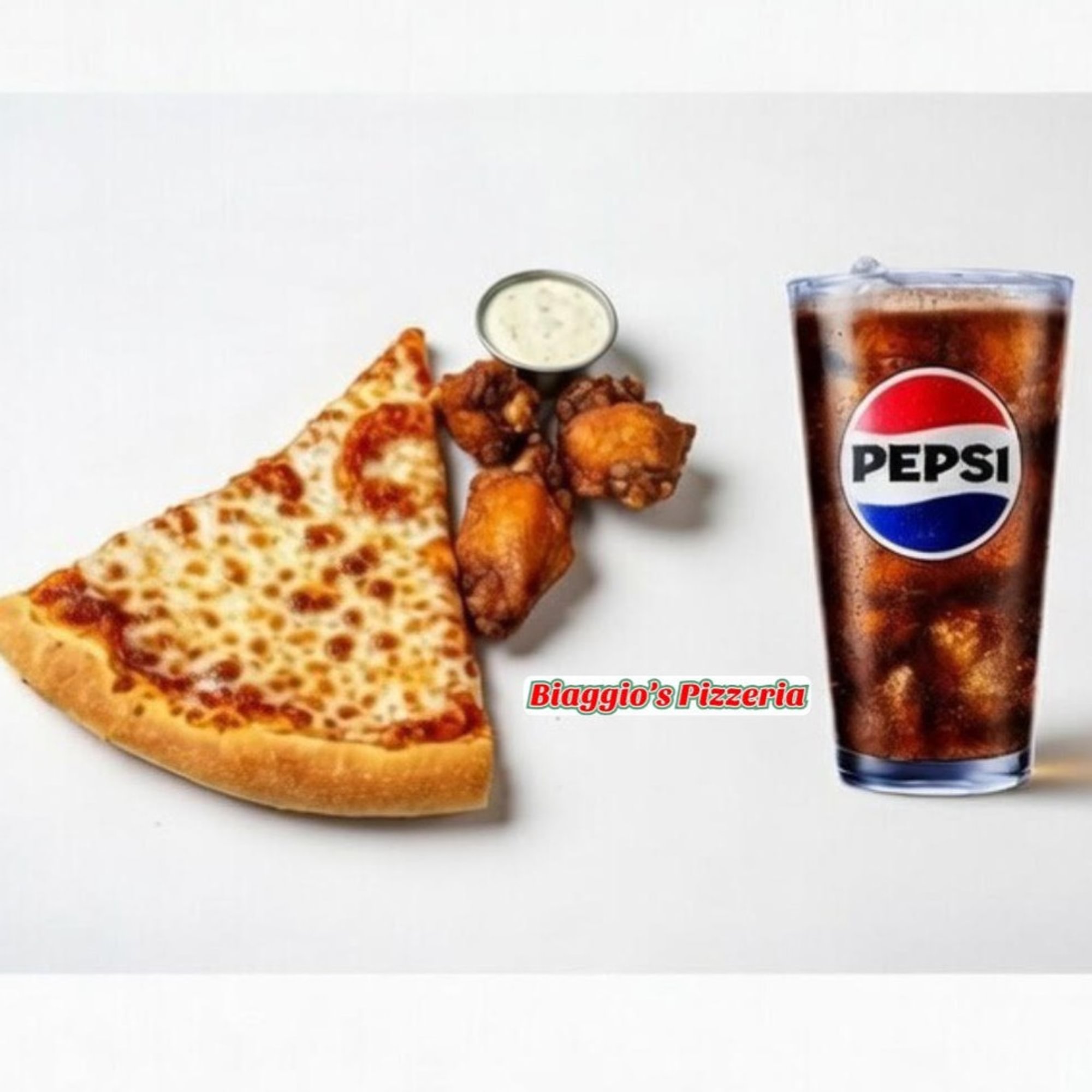 1 Slice & 3 Wings
