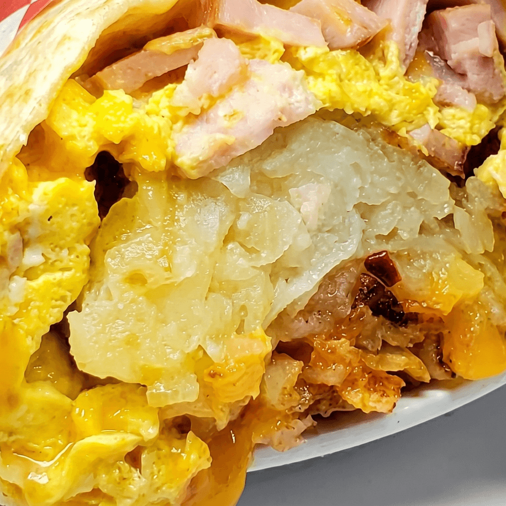 Ham Breakfast Burrito