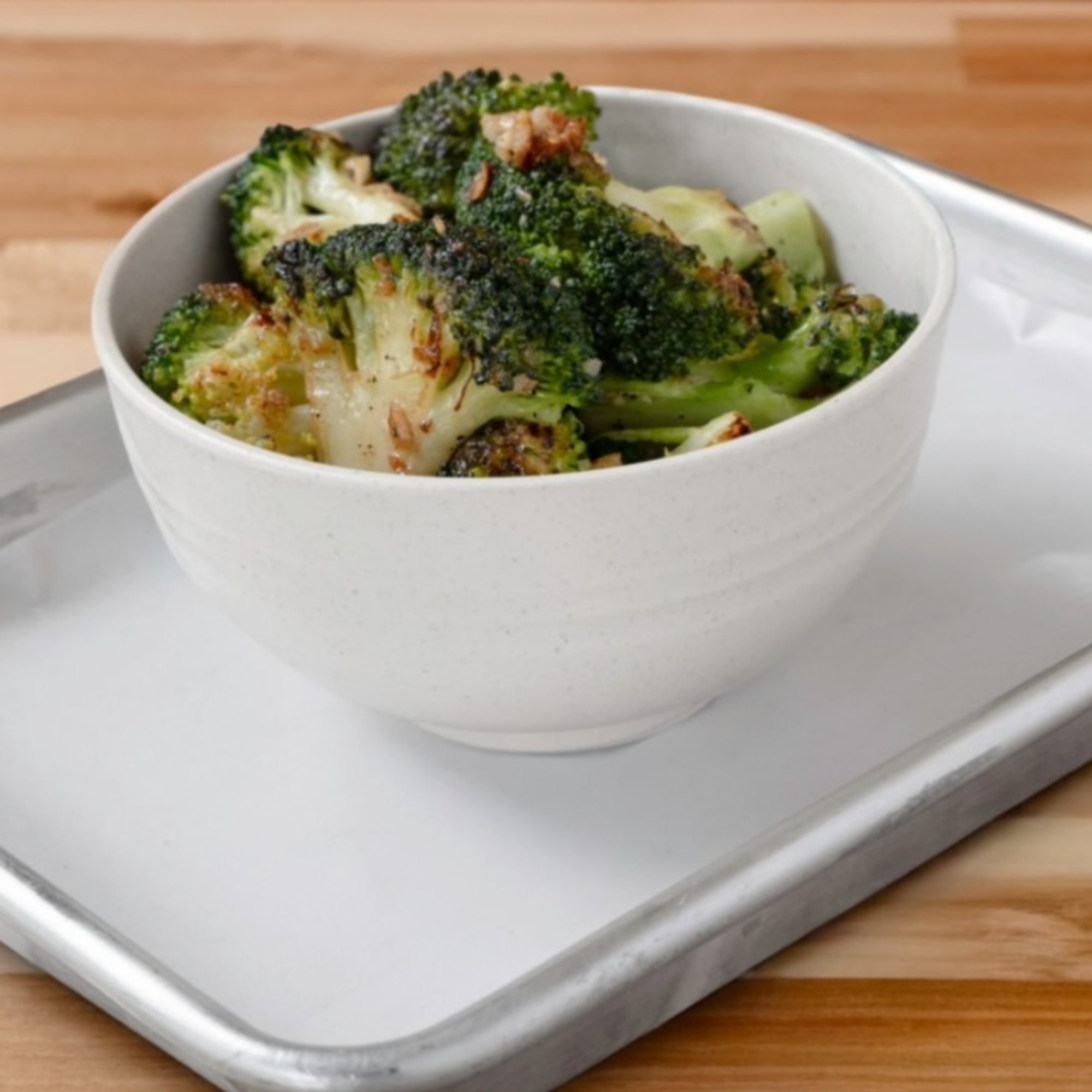 Charred Broccoli-Garlic
