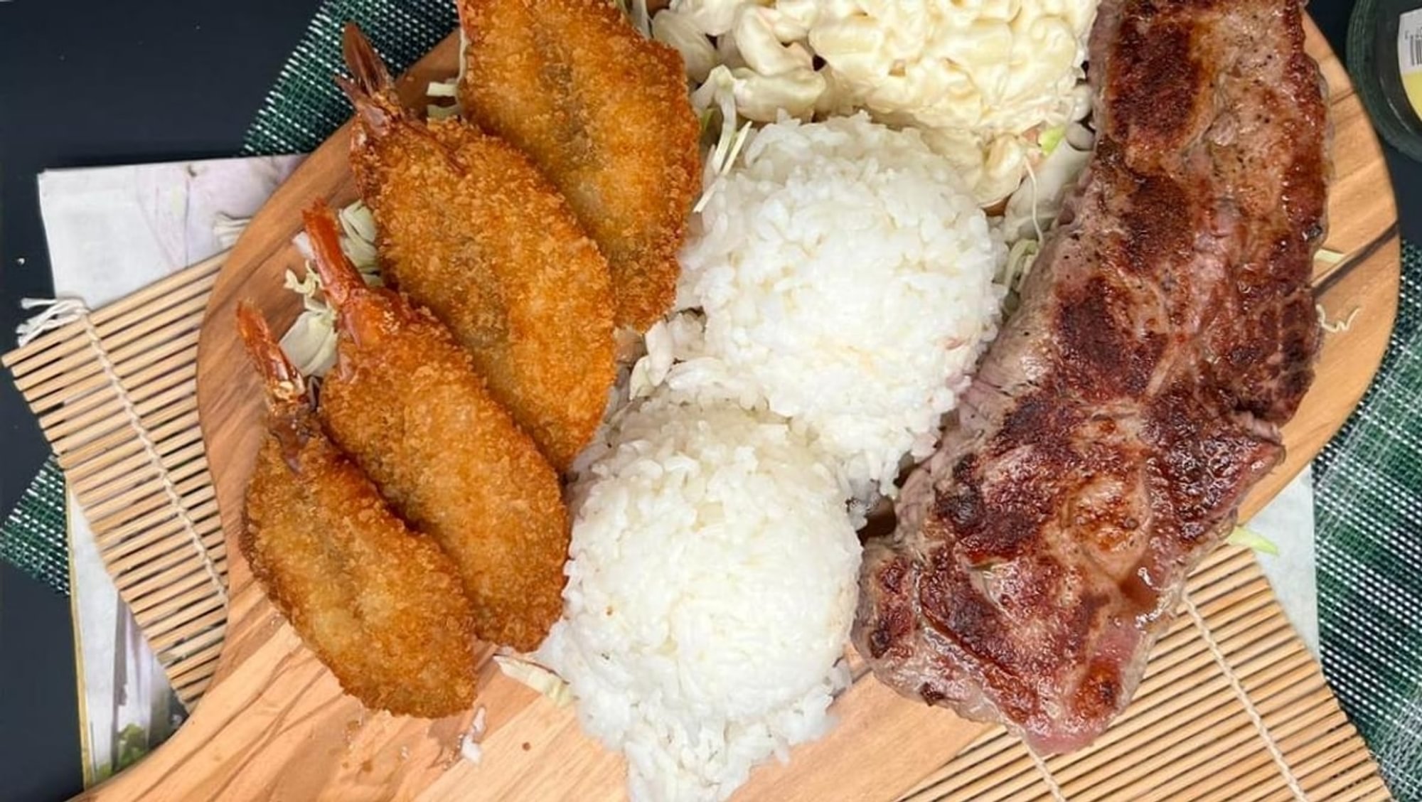 New York Steak/Fried Shrimp