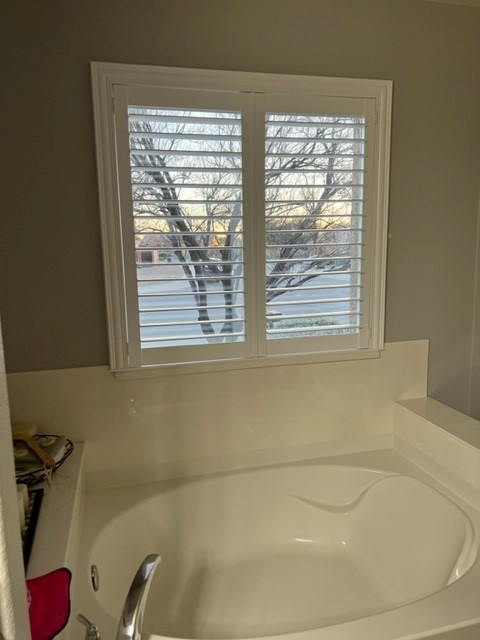 Shutter installed over tub in Master Bathroom - Tucson, AZ