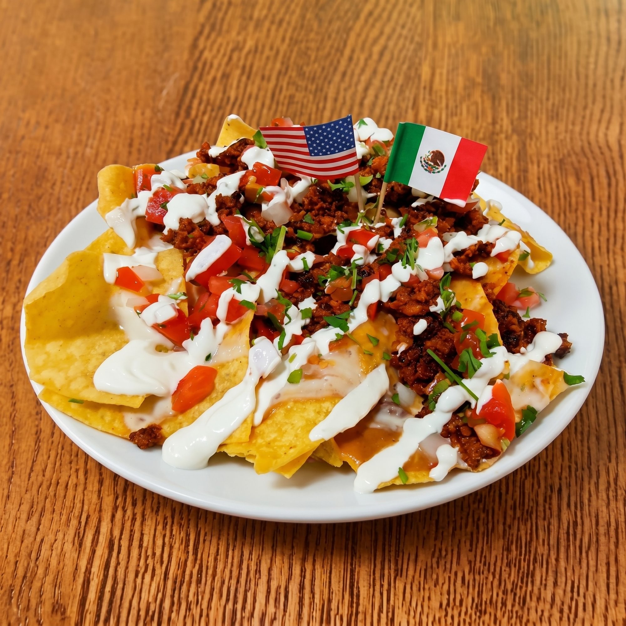 Nachos Con Chorizo
