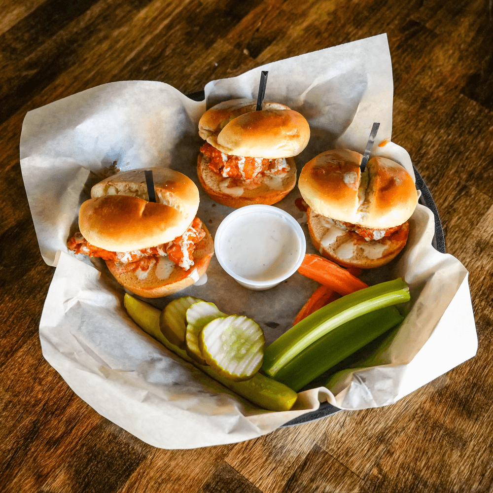 Buffalo Chicken Tender Sliders